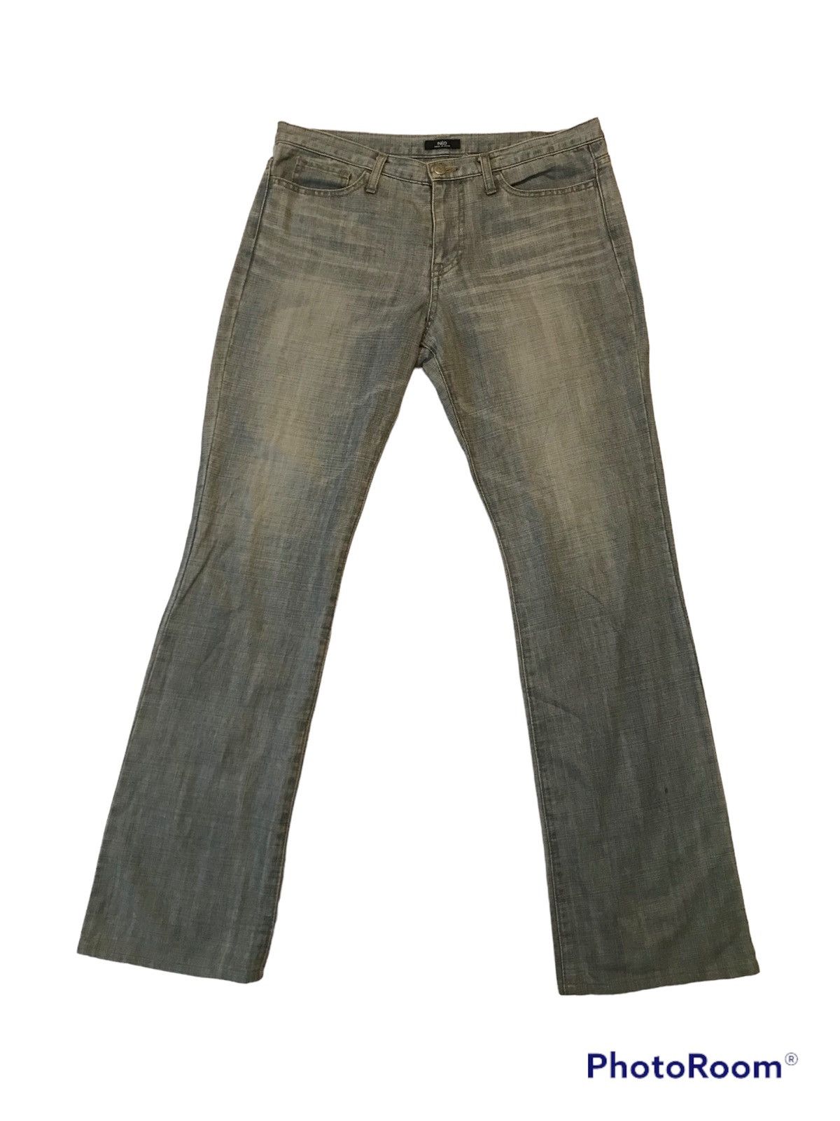 ined by yohji yamamoto bootcut jeans made in japan