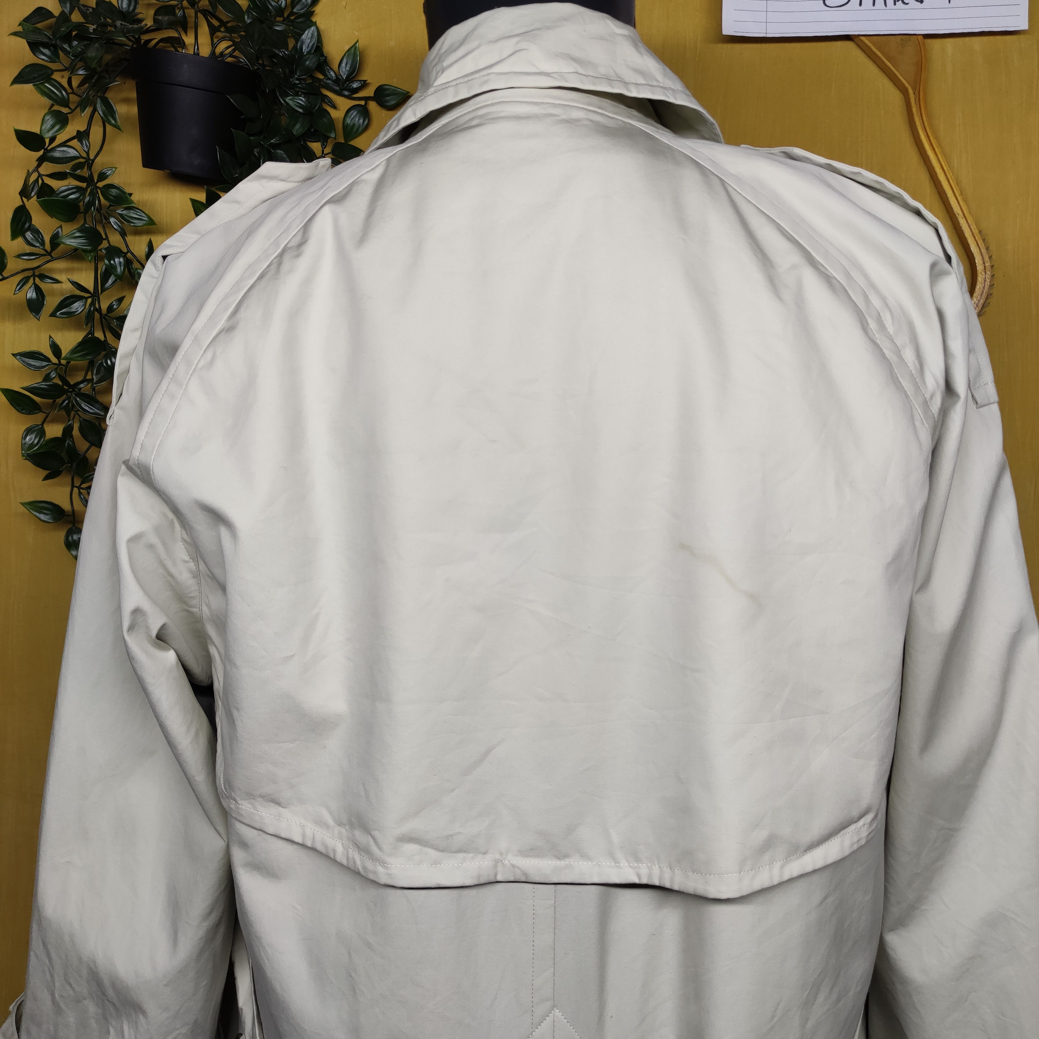 Burberry Vintage Burberry Nova Check Double Breasted Trench Coat Size US XL / EU 56 / 4 - 3 Thumbnail