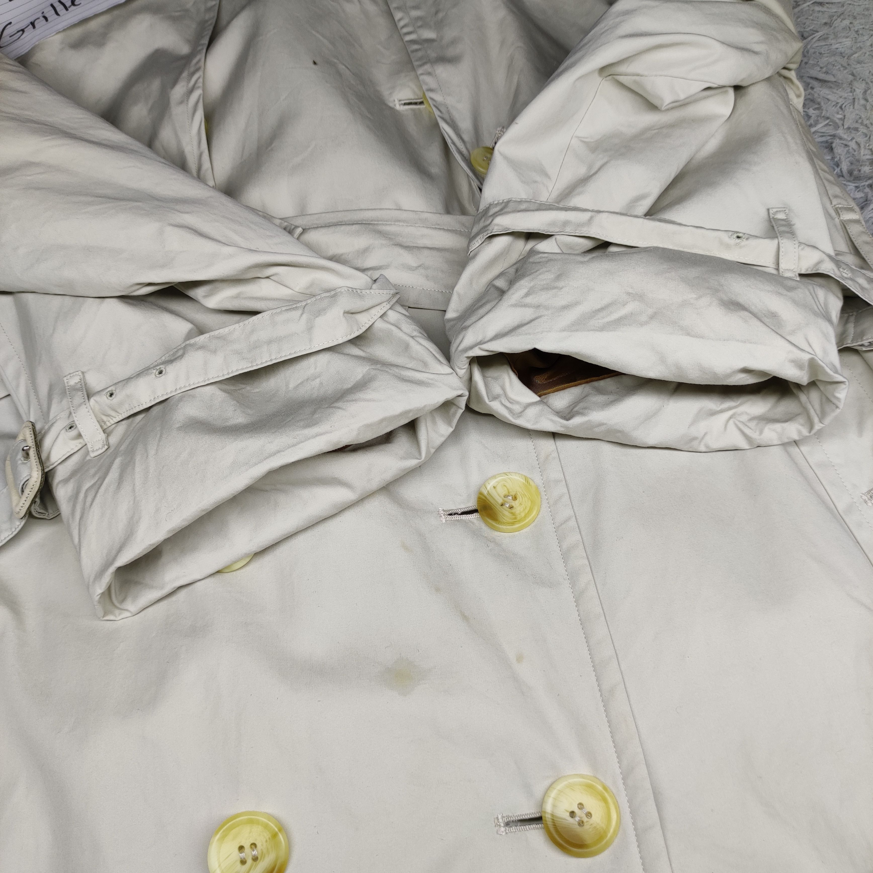 Burberry Vintage Burberry Nova Check Double Breasted Trench Coat Size US XL / EU 56 / 4 - 14 Thumbnail