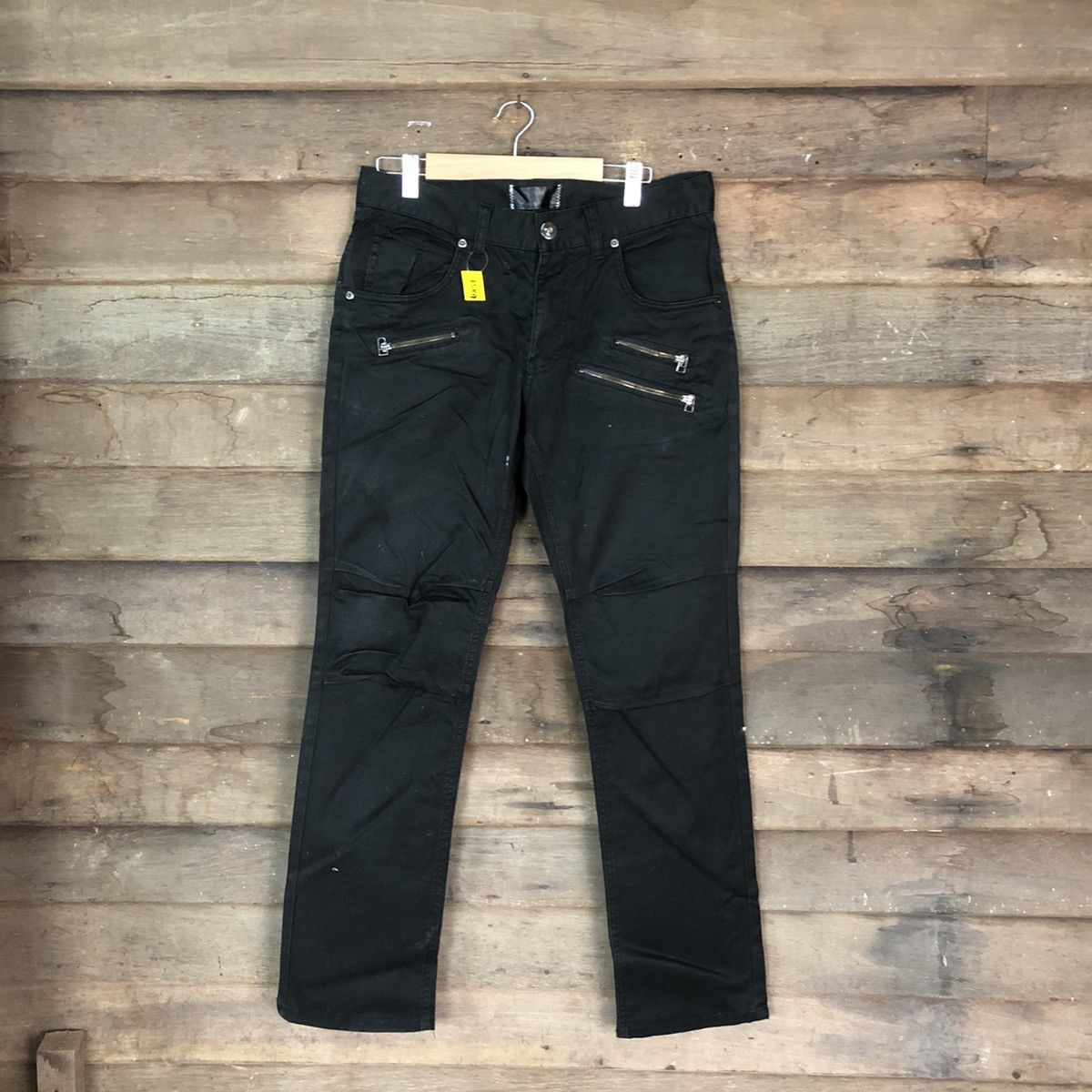 Japanese Brand DLL Black seditionaries Cargo Multipocket Pants #1584 Size US 31 - 1 Thumbnail