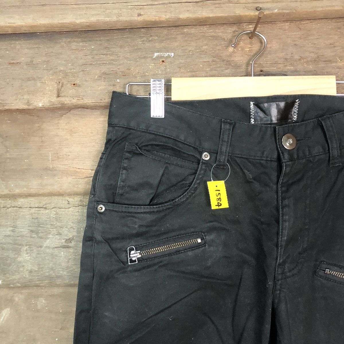 Japanese Brand DLL Black seditionaries Cargo Multipocket Pants #1584 Size US 31 - 4 Thumbnail