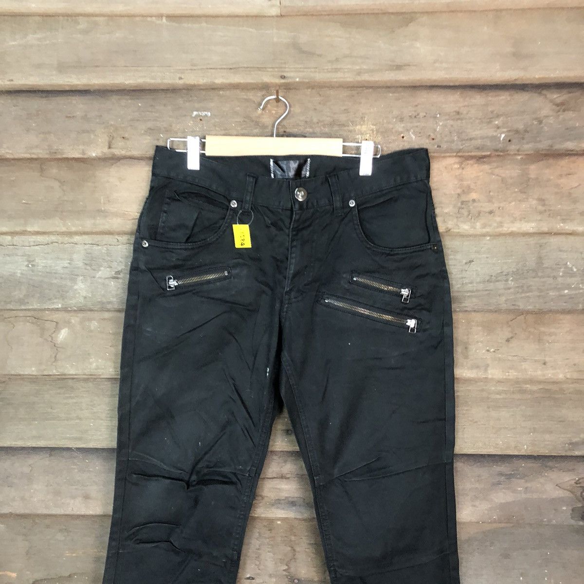 Japanese Brand DLL Black seditionaries Cargo Multipocket Pants #1584 Size US 31 - 2 Thumbnail