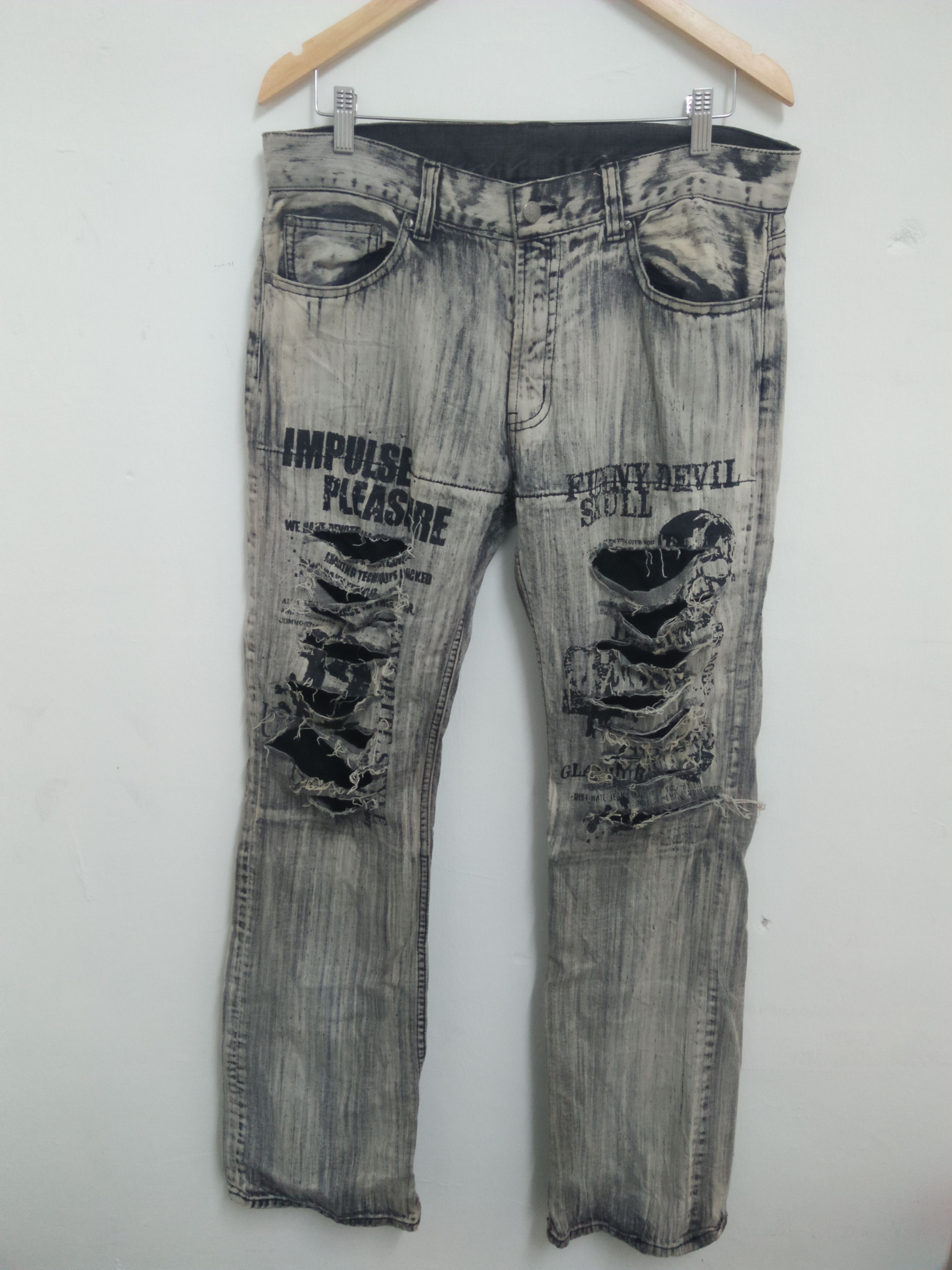 Beauty Beast × Japanese Brand Punk jeans Size US 35 - 1 Thumbnail