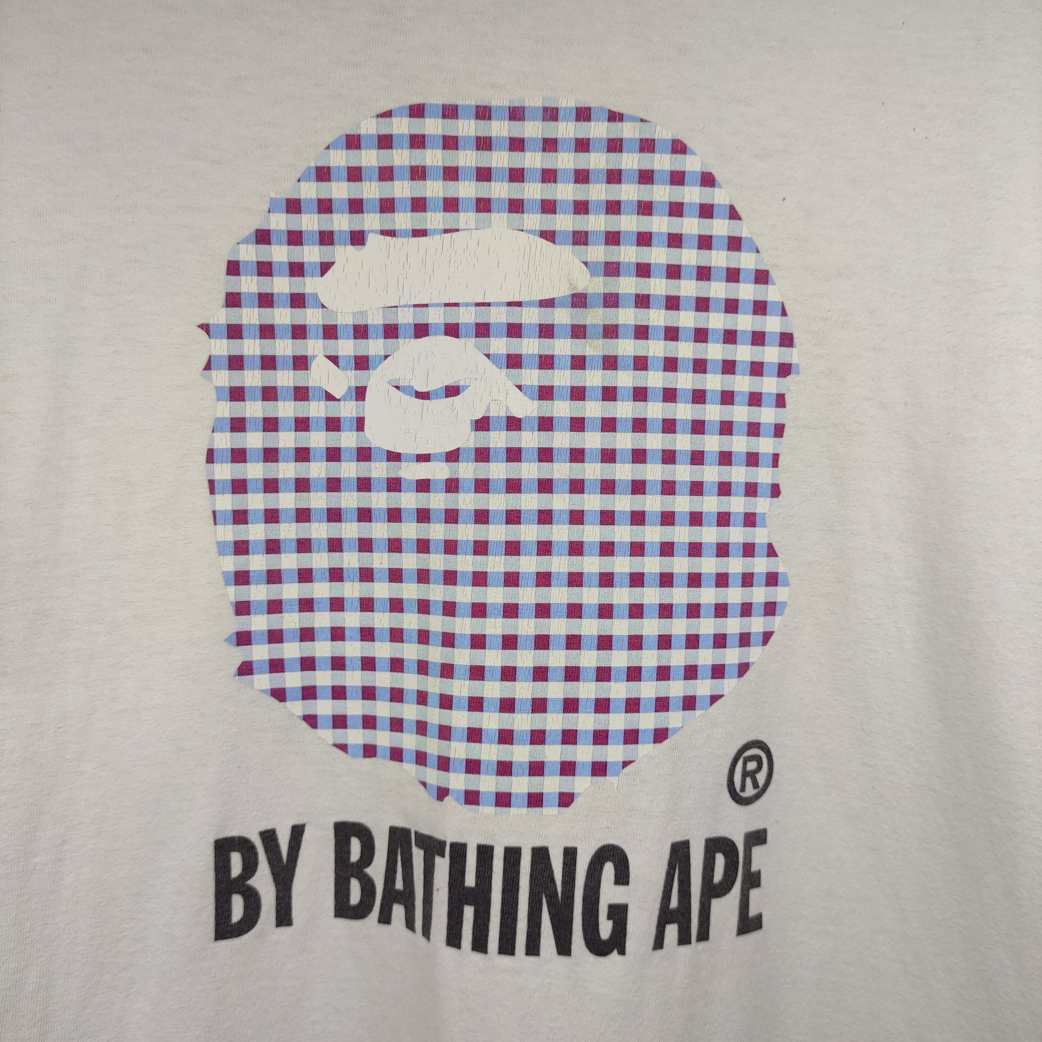 Bape Bape Plaid By Bathing Ape Tee Size US M / EU 48-50 / 2 - 10 Thumbnail