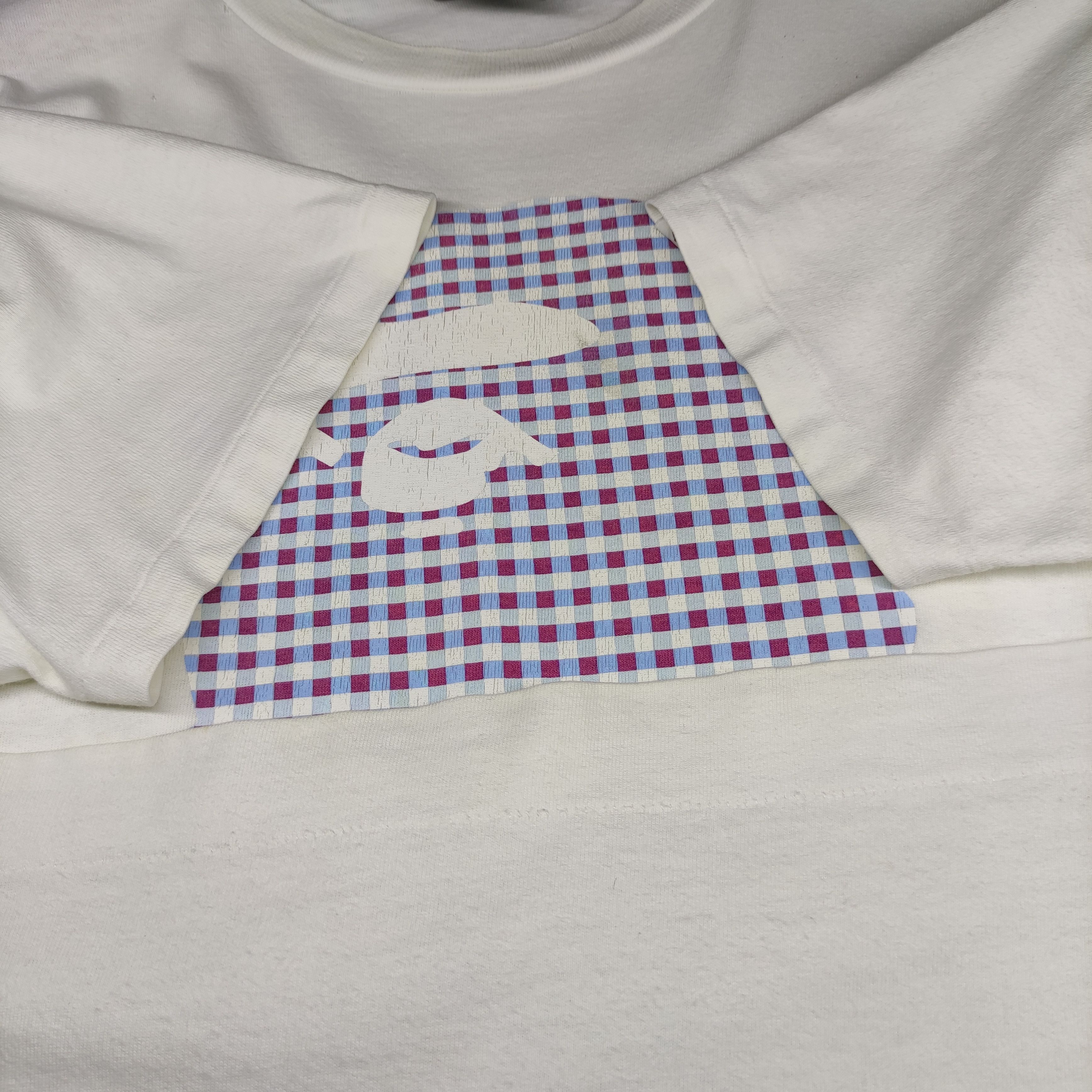 Bape Bape Plaid By Bathing Ape Tee Size US M / EU 48-50 / 2 - 12 Thumbnail