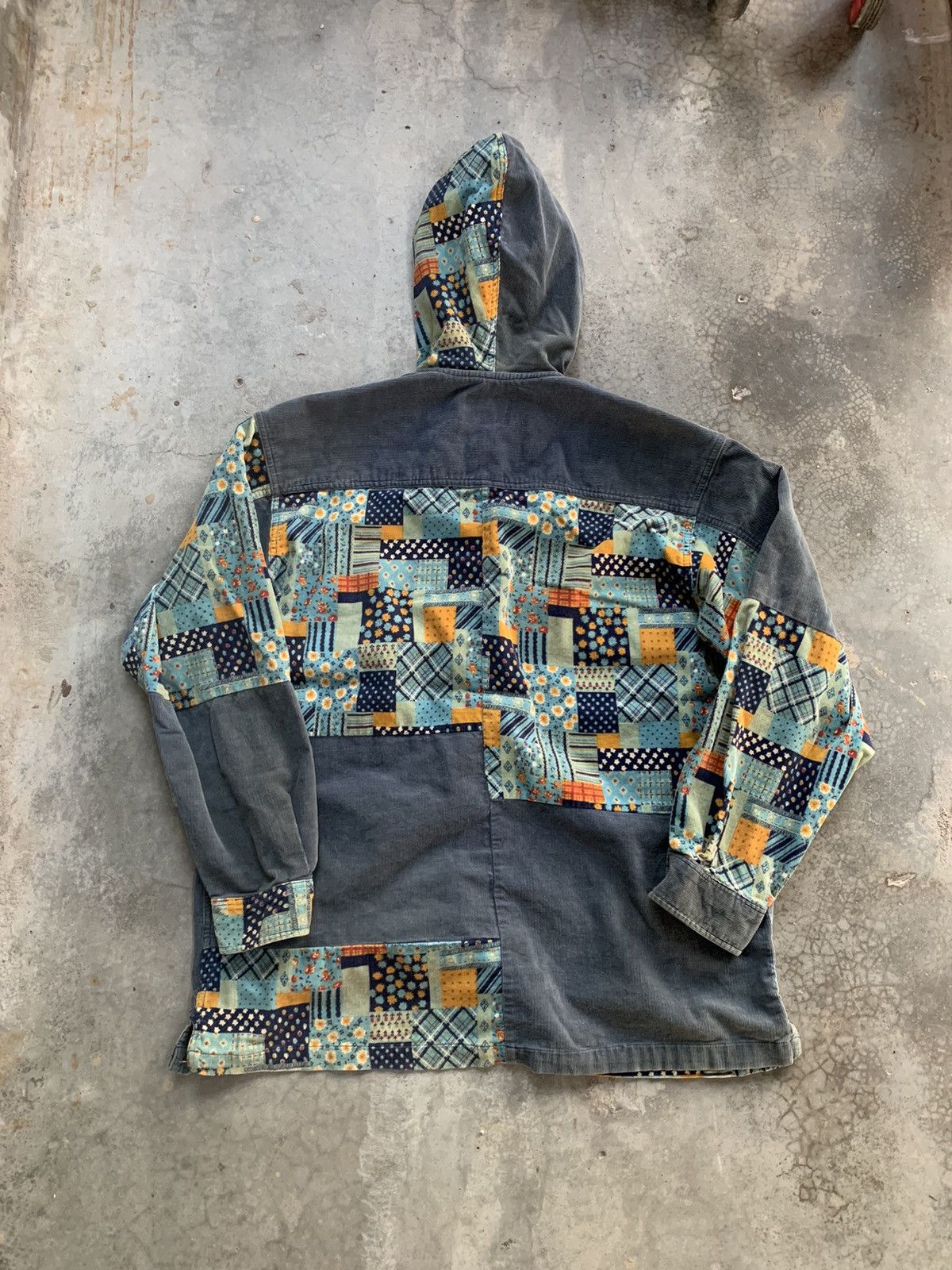Japanese Brand JapaneseBrand PracTs Multi Stichwork Jacket kapital Hoodie Size US XL / EU 56 / 4 - 5 Thumbnail