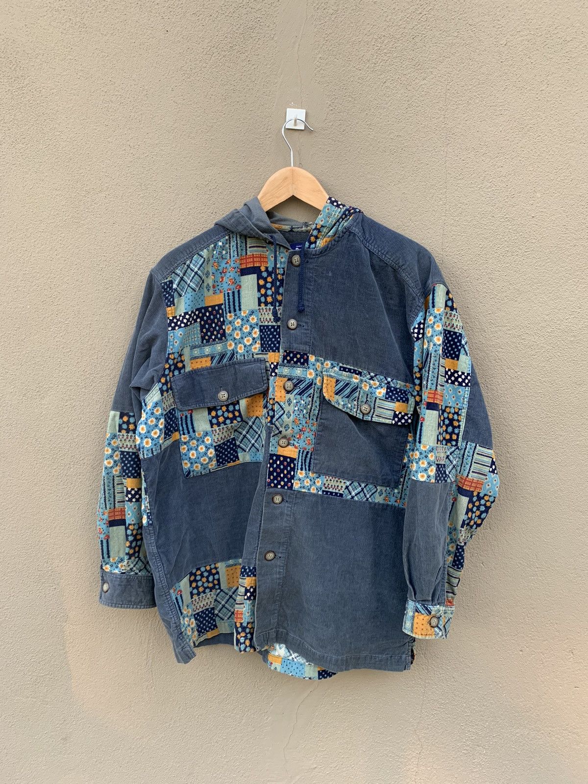Japanese Brand JapaneseBrand PracTs Multi Stichwork Jacket kapital Hoodie Size US XL / EU 56 / 4 - 1 Thumbnail
