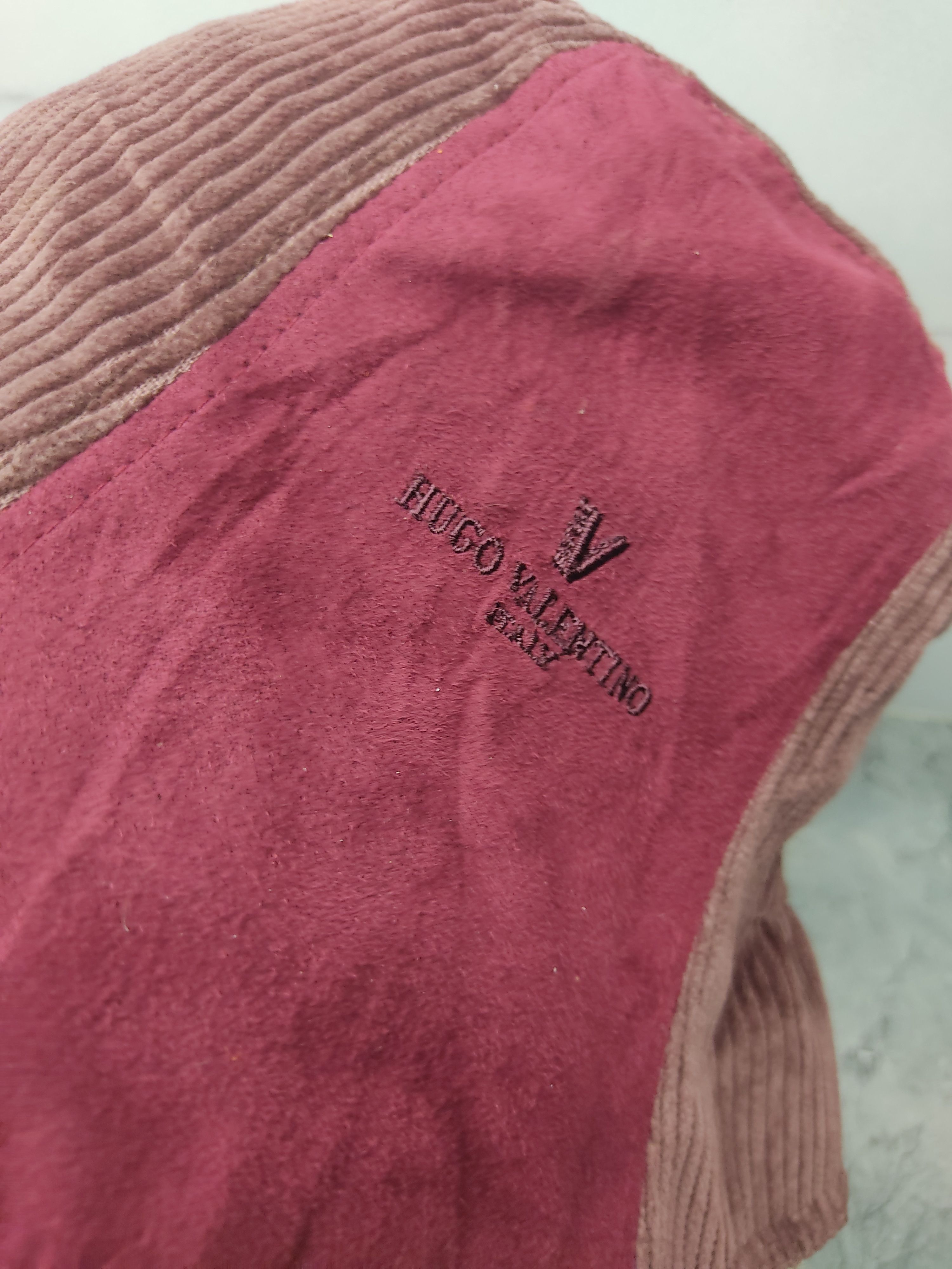 Valentino Vintage Hugo Valentino Corduroy Style Bucket Hat Size ONE SIZE - 3 Thumbnail