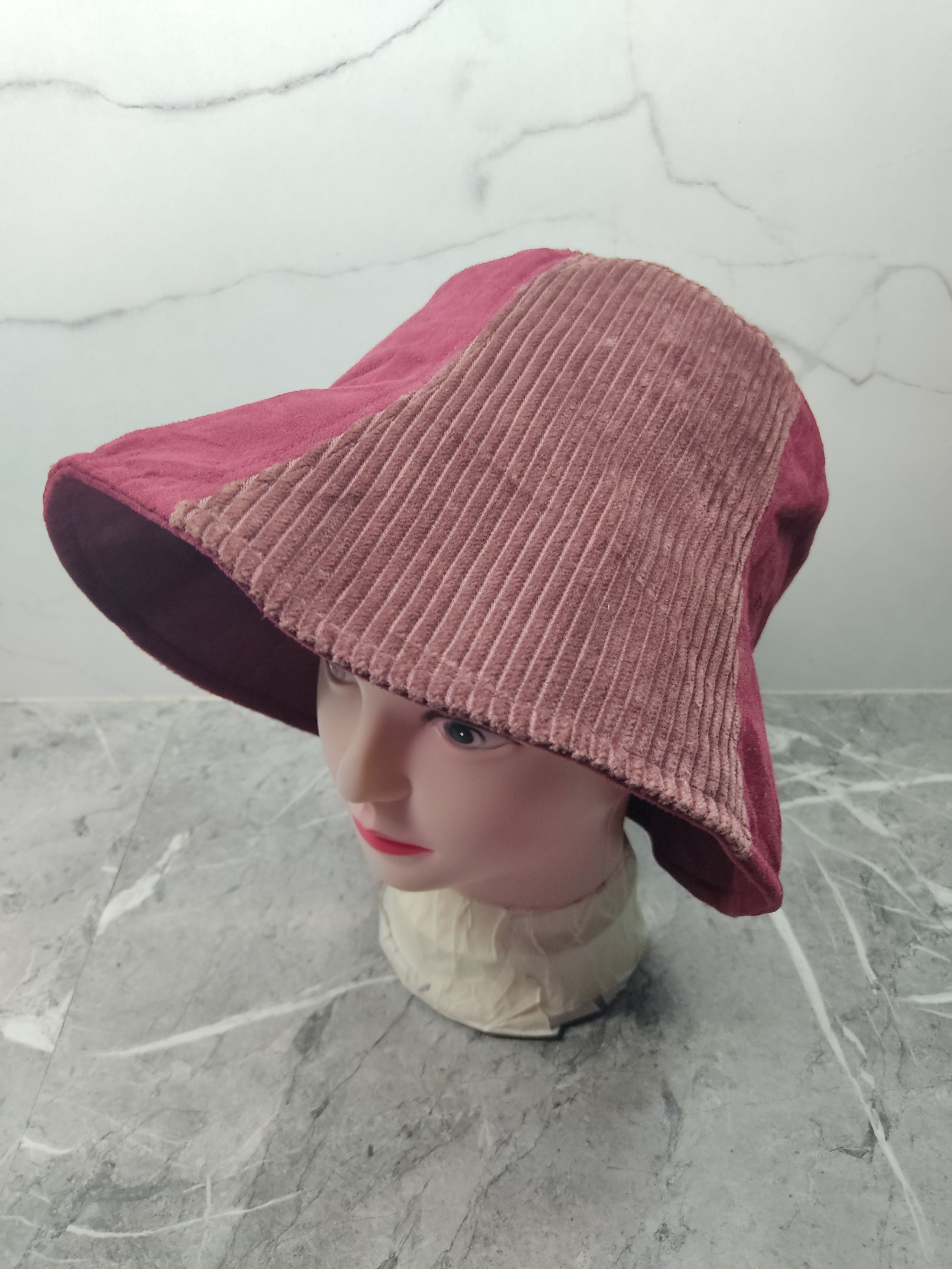 Valentino Vintage Hugo Valentino Corduroy Style Bucket Hat Size ONE SIZE - 1 Thumbnail