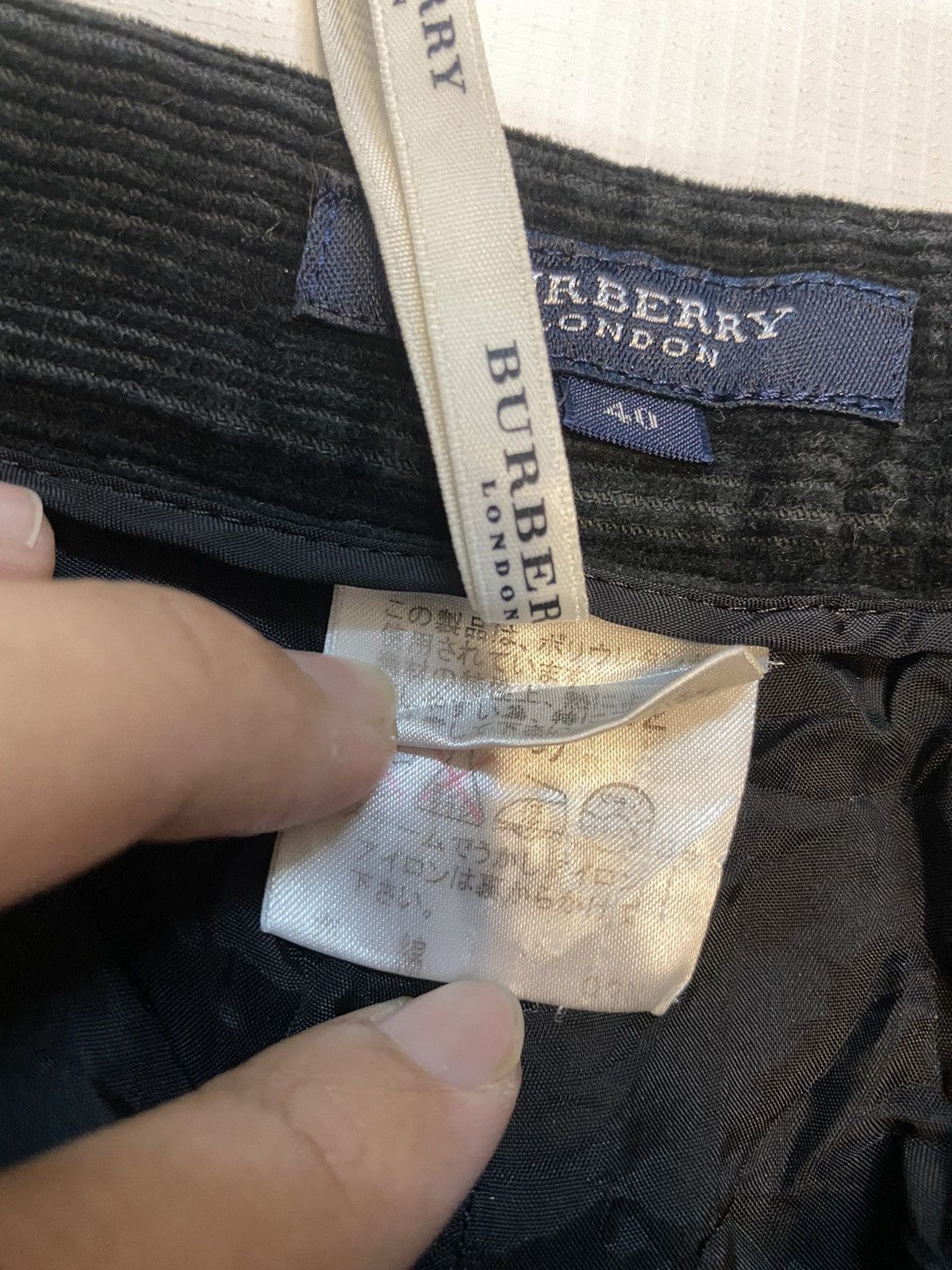 Burberry × Vintage Vintage Burberry Corduroy Pant Size US 29 - 6 Thumbnail