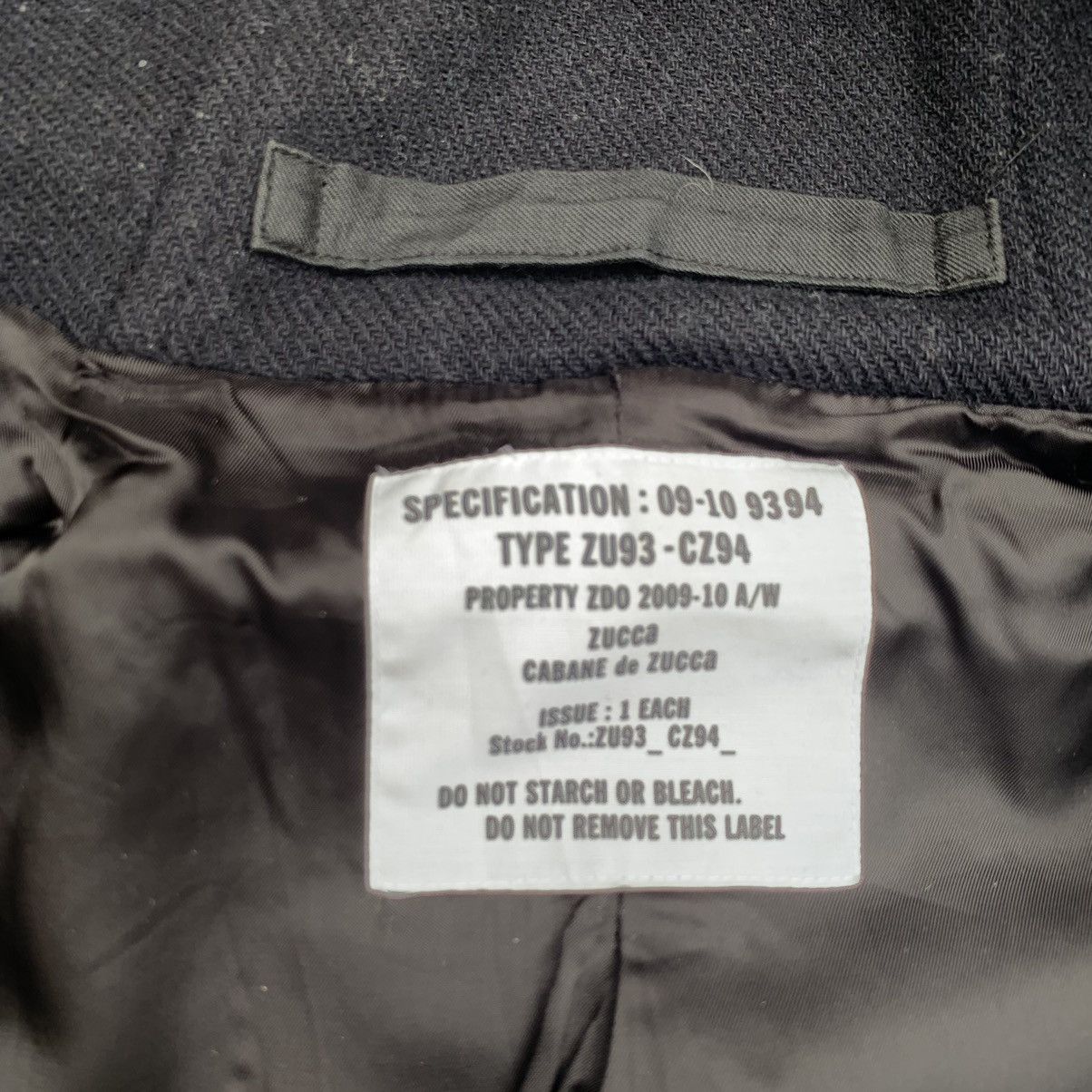CABANE de ZUCCa Heavy wool jacket 2009/2010aw Size US S / EU 44-46 / 1 - 10 Thumbnail