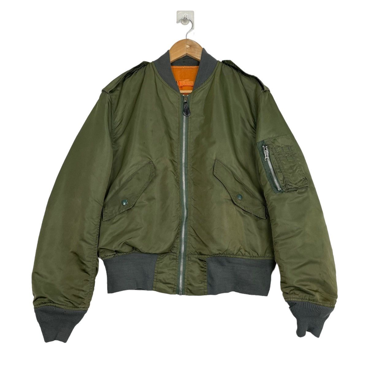 Alpha Industries 💥 ALPHA INDUSTRIES MA 1 RIOT BOMBER JACKET Size US M / EU 48-50 / 2 - 1 Thumbnail