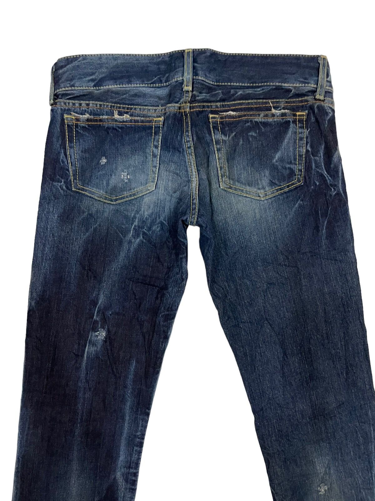 Beauty Beast × Japanese Brand × Seditionaries Vintage Bondage SLY Distressed Slim Fit Punk Denim Size 33" - 14 Thumbnail