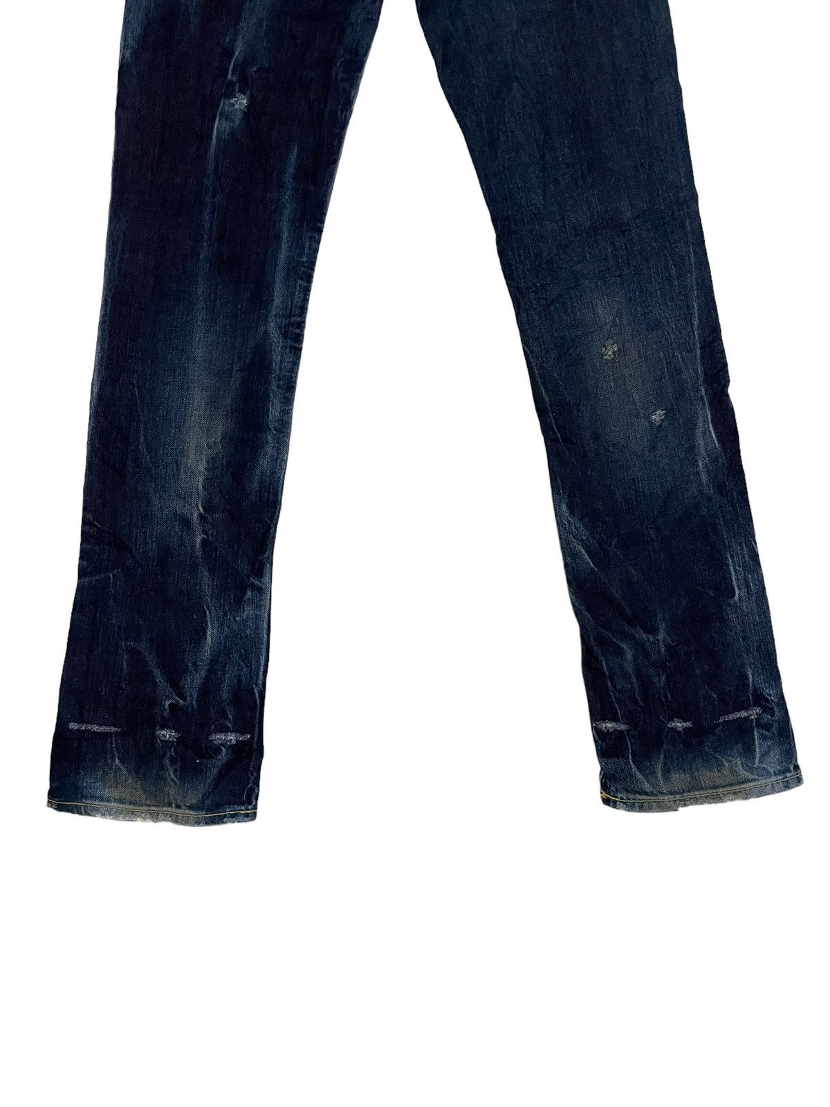 Beauty Beast × Japanese Brand × Seditionaries Vintage Bondage SLY Distressed Slim Fit Punk Denim Size 33" - 15 Thumbnail