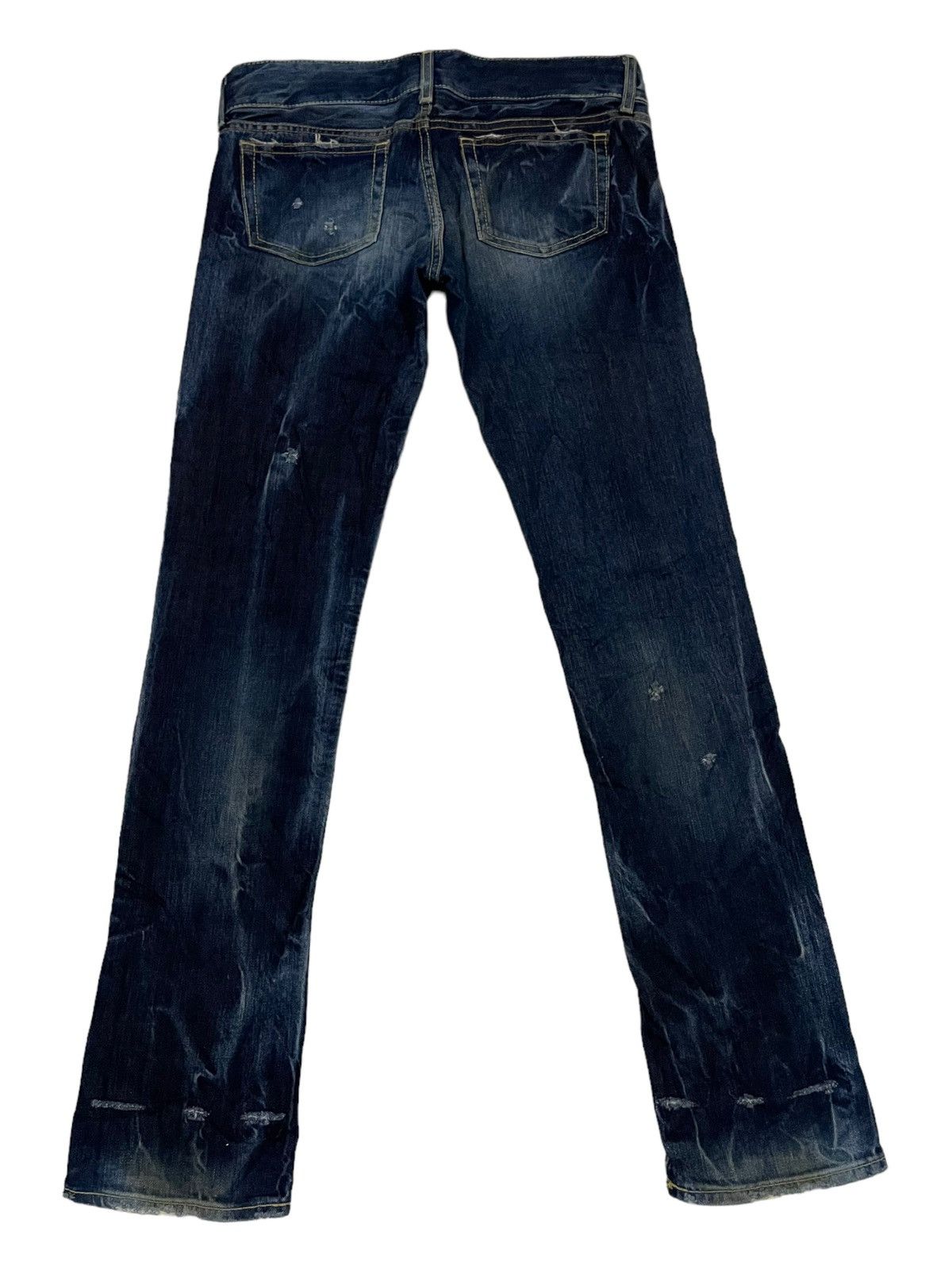 Beauty Beast × Japanese Brand × Seditionaries Vintage Bondage SLY Distressed Slim Fit Punk Denim Size 33" - 3 Thumbnail