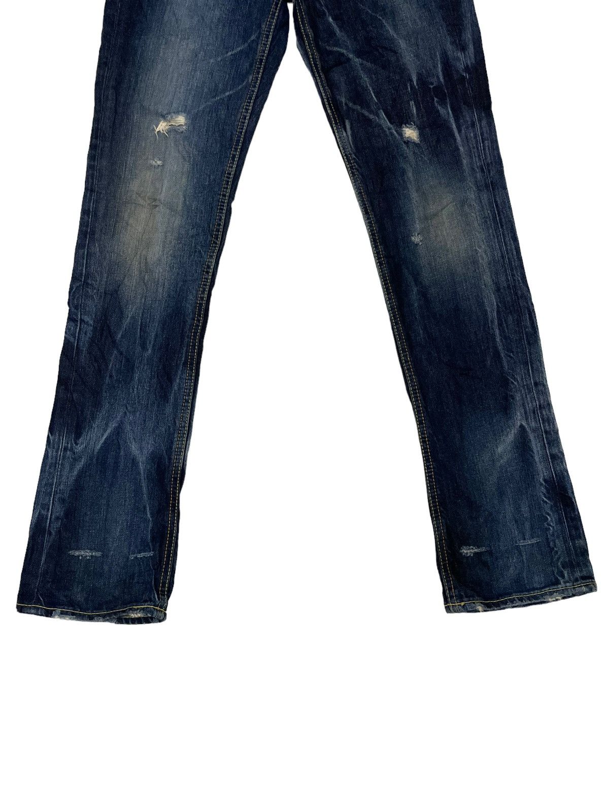 Beauty Beast × Japanese Brand × Seditionaries Vintage Bondage SLY Distressed Slim Fit Punk Denim Size 33" - 6 Thumbnail