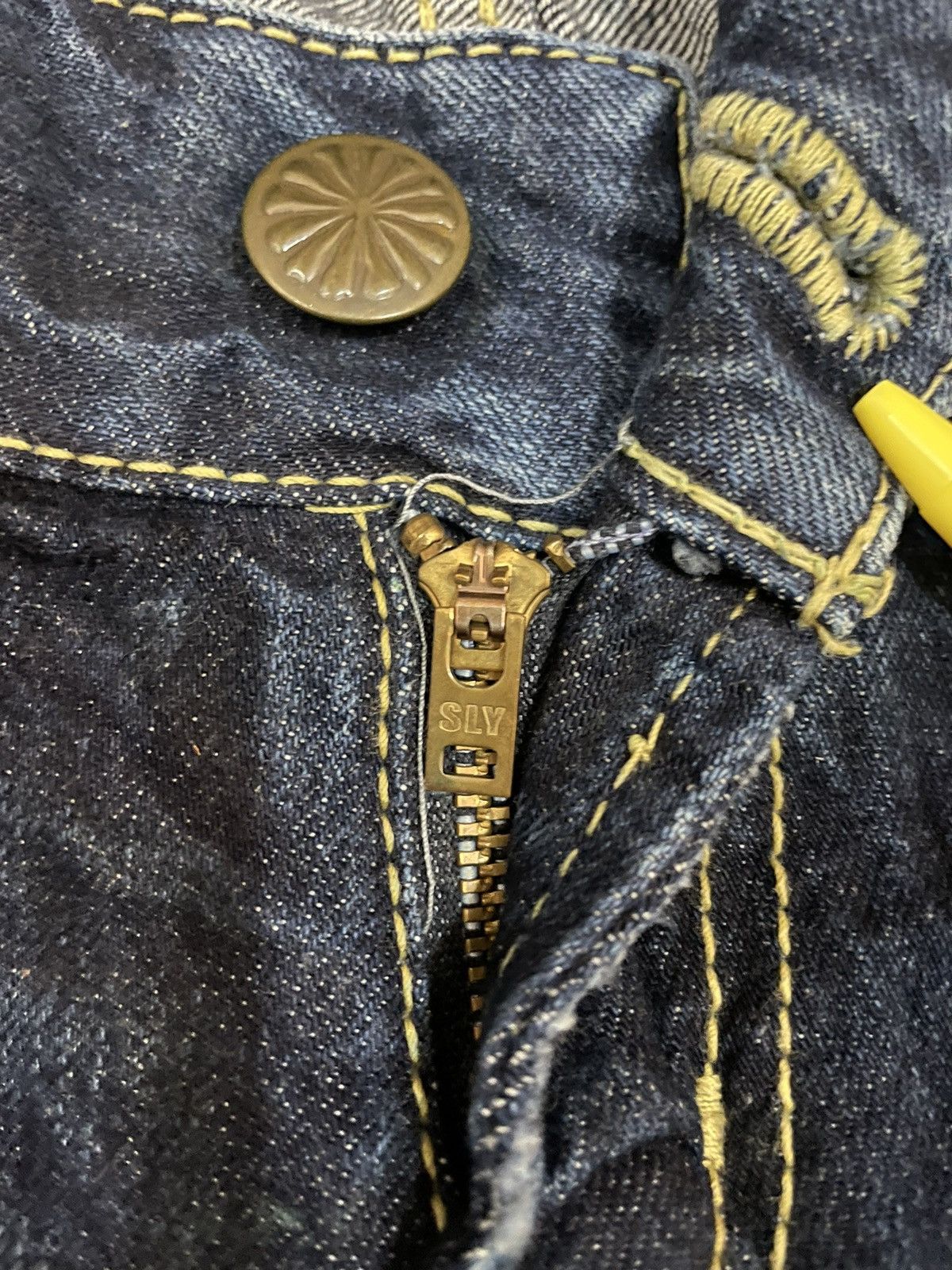 Beauty Beast × Japanese Brand × Seditionaries Vintage Bondage SLY Distressed Slim Fit Punk Denim Size 33" - 10 Thumbnail