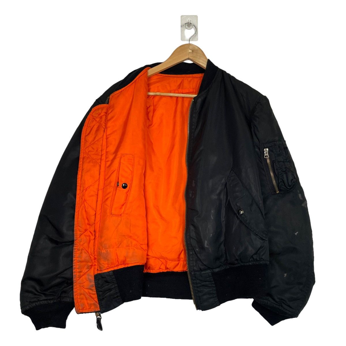 Alpha Industries 💥 ALPHA INDUSTRIES FLIGHT MA-1 RIOT BOMBER JACKET Size US L / EU 52-54 / 3 - 1 Thumbnail