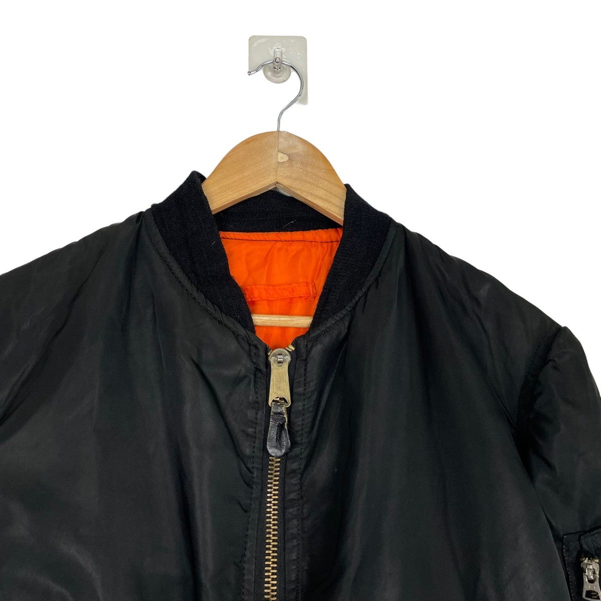Alpha Industries 💥 ALPHA INDUSTRIES FLIGHT MA-1 RIOT BOMBER JACKET Size US L / EU 52-54 / 3 - 4 Thumbnail