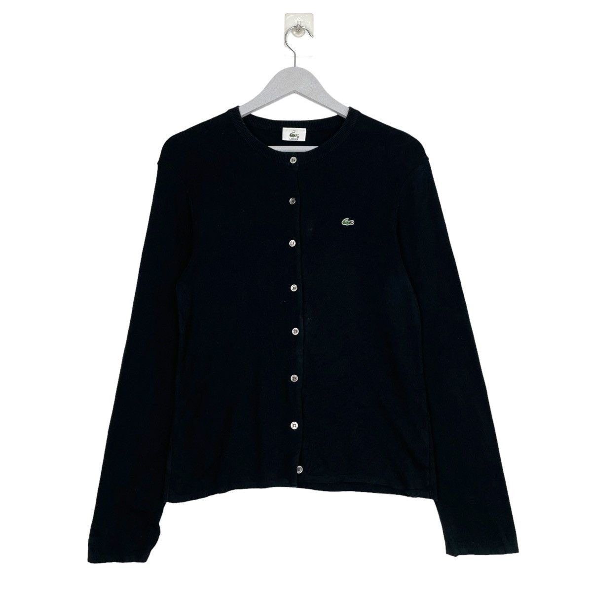 Lacoste 🔥 LACOSTE BUTTON KNIT CARDIGAN Size S / US 4 / IT 40 - 1 Thumbnail