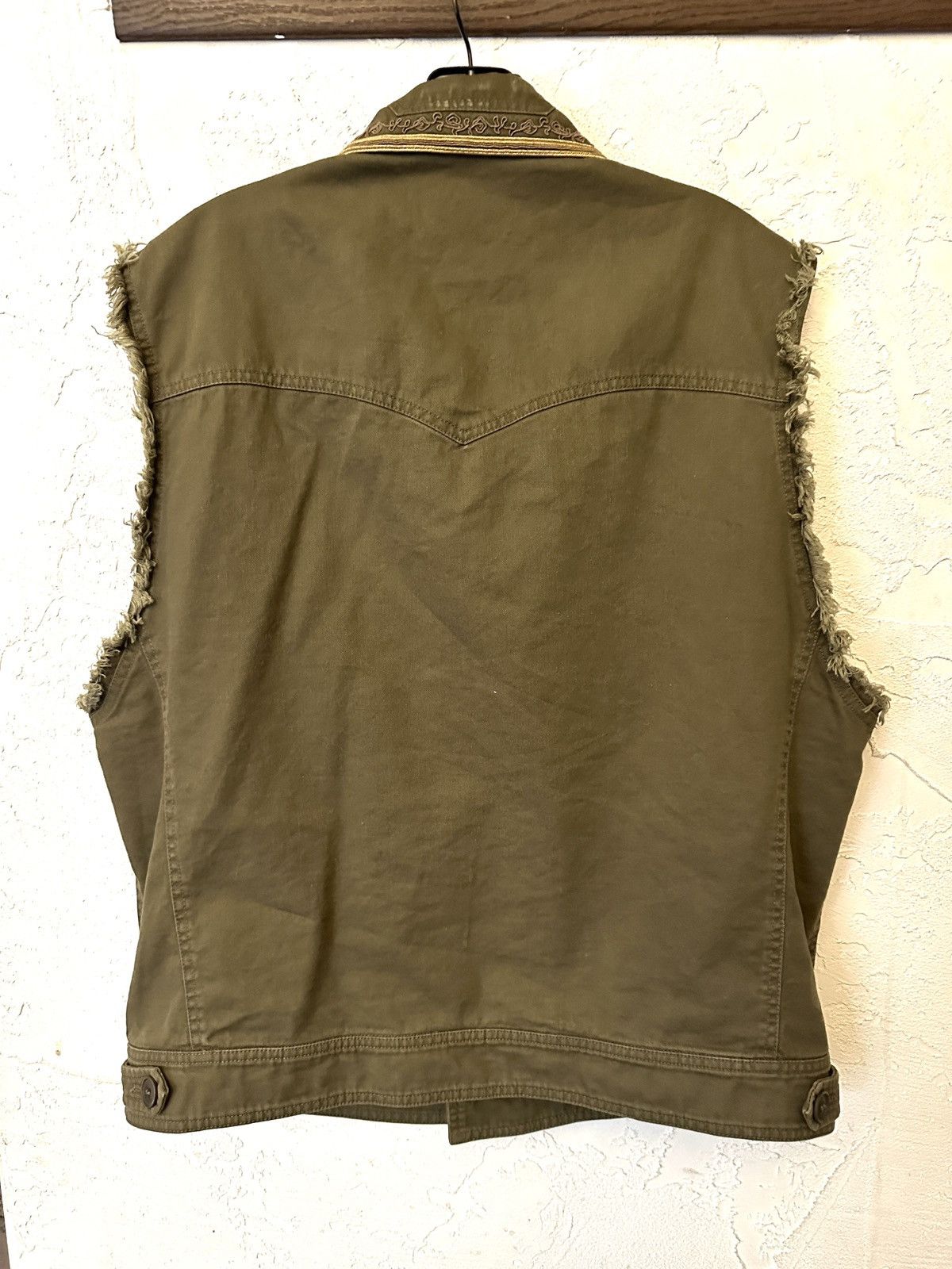 Anthony Vaccarello Saint Laurent Sleeveless Jacket Retail $2290 w/tags Size US L / EU 52-54 / 3 - 2 Thumbnail