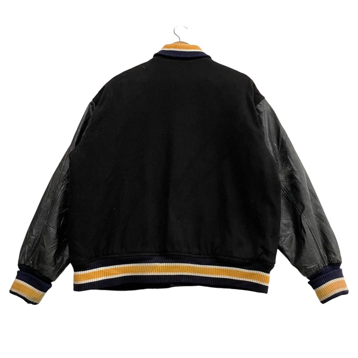 Japanese Brand 💥 80s MALT BEER COLLAGE EMBROIDERY VARSITY JACKET Size US M / EU 48-50 / 2 - 10 Thumbnail