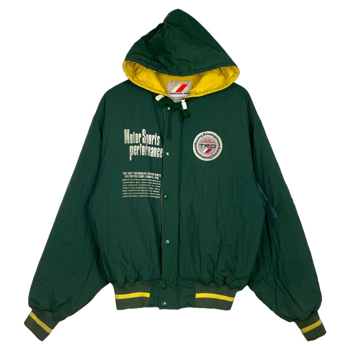 Gear for Sports × Japanese Brand 💥 RARE TOYOTA TRD RACING BOMBER JACKET Size US L / EU 52-54 / 3 - 3 Thumbnail