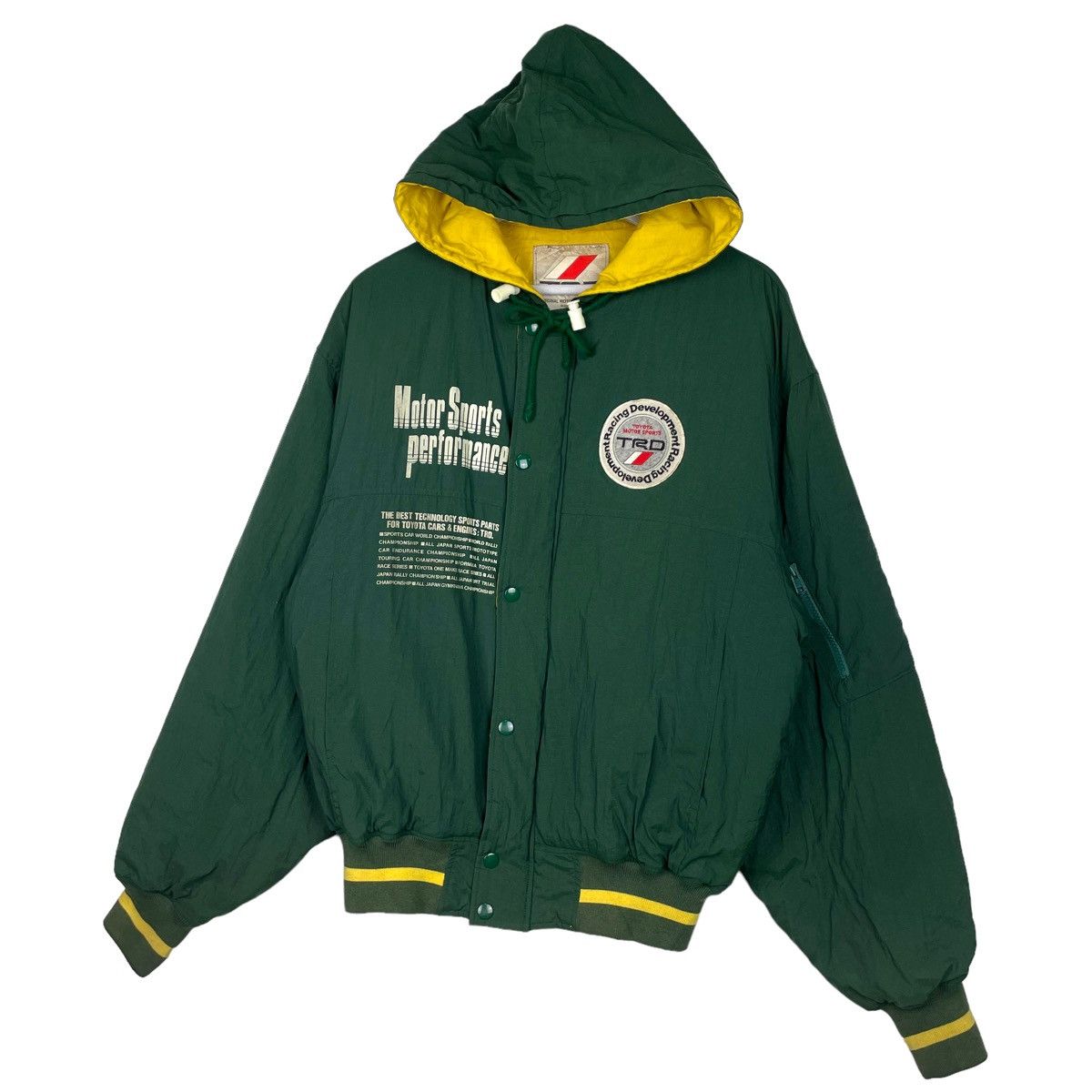 Gear for Sports × Japanese Brand 💥 RARE TOYOTA TRD RACING BOMBER JACKET Size US L / EU 52-54 / 3 - 4 Thumbnail