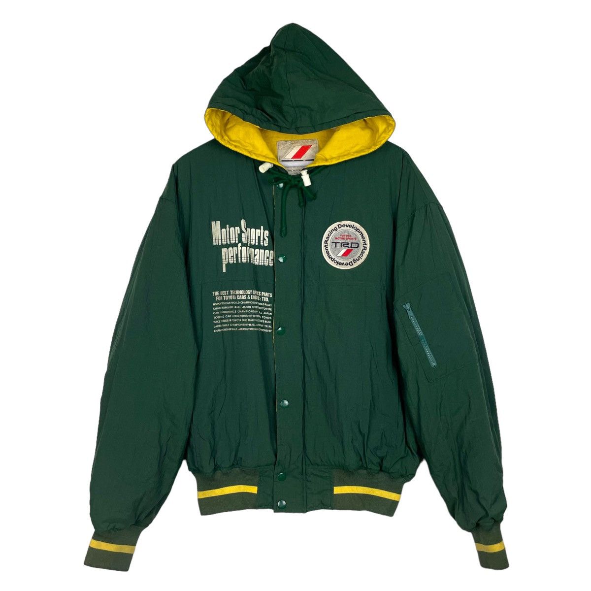 Gear for Sports × Japanese Brand 💥 RARE TOYOTA TRD RACING BOMBER JACKET Size US L / EU 52-54 / 3 - 1 Thumbnail