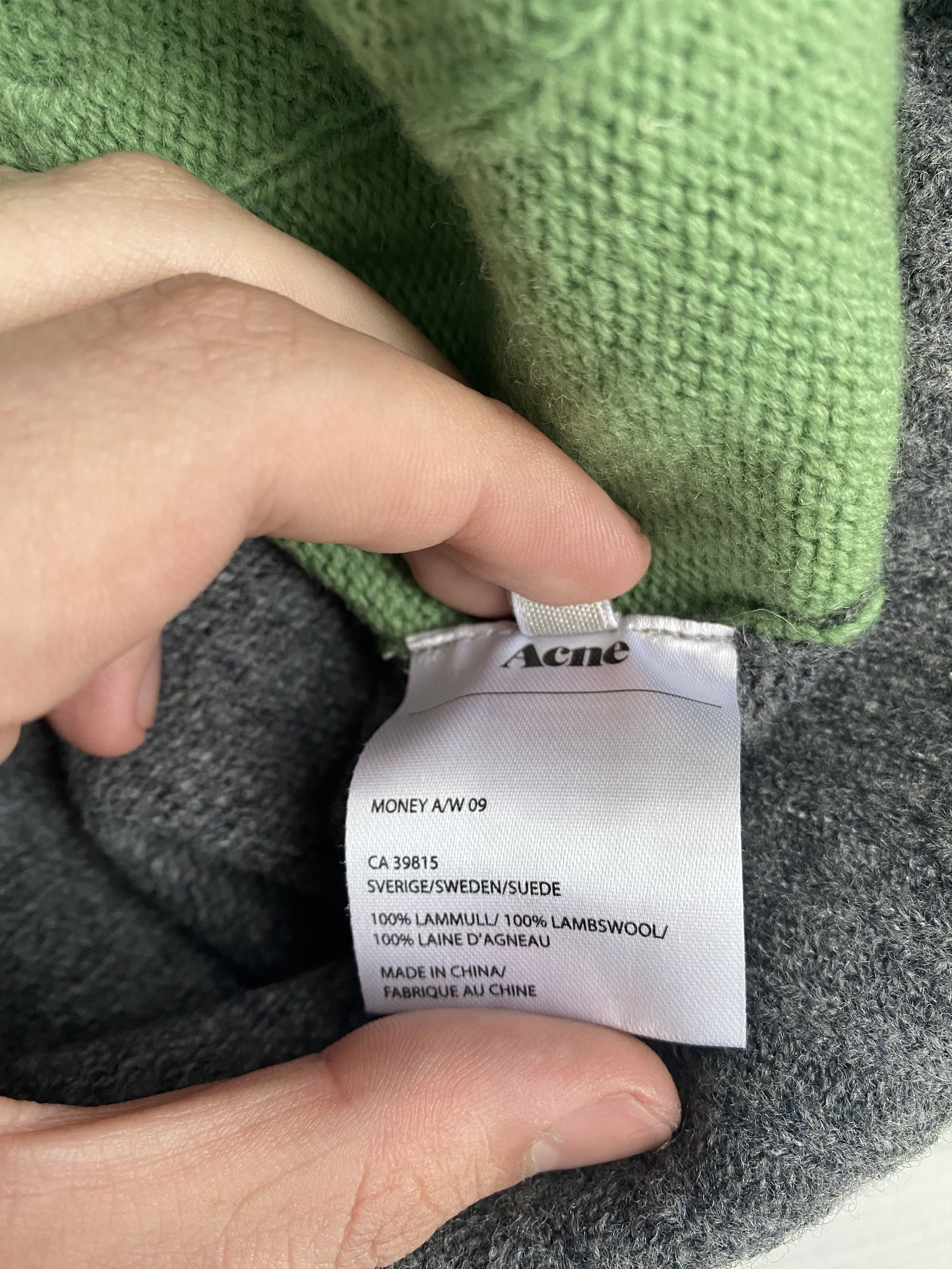 Acne Studios Acne Studios Men’s Pop classics Lambswool Sweater Size US L / EU 52-54 / 3 - 4 Thumbnail