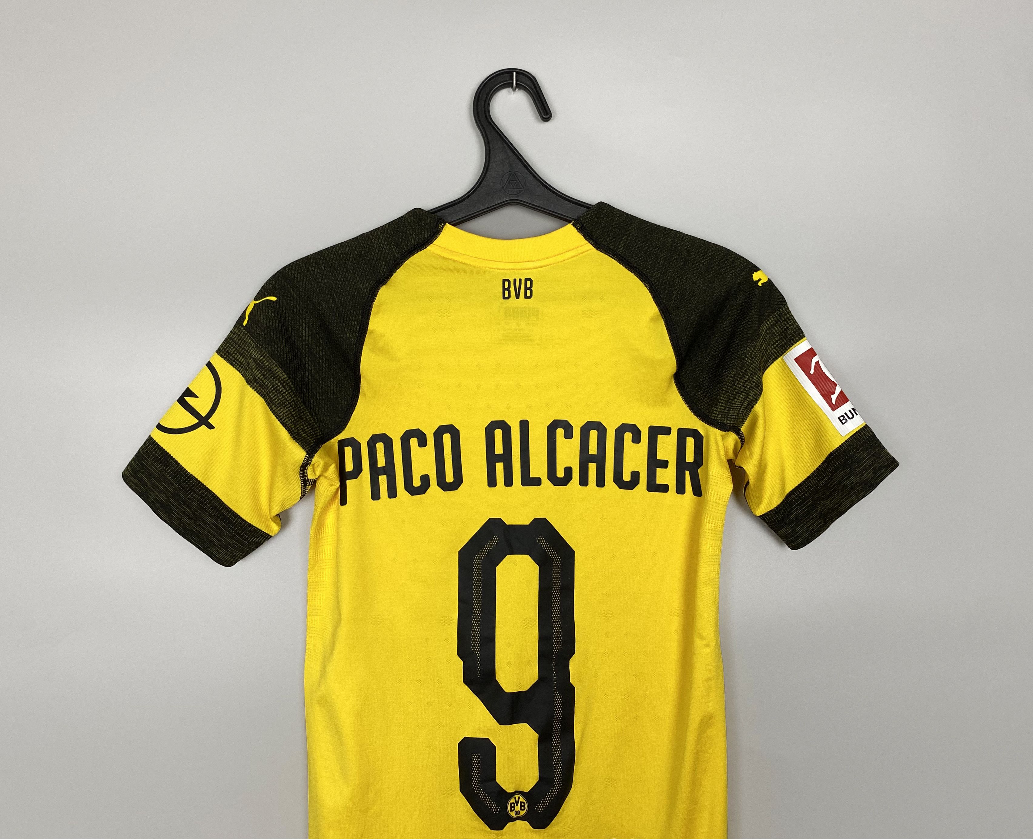 Puma 2018-19 Dortmund Puma Home Jersey Paco Alcacer #9 Football Size US S / EU 44-46 / 1 - 2 Thumbnail