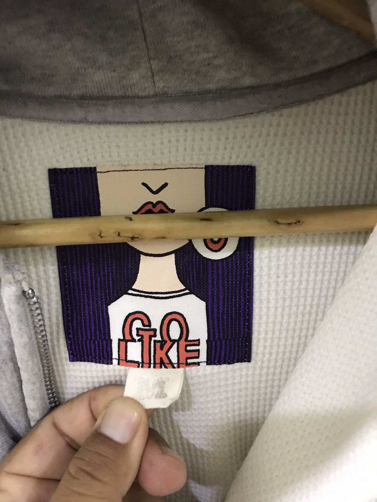 Japanese Brand × Vintage Japanese Brand Go Like -O Zipper Hoodies Size US M / EU 48-50 / 2 - 7 Thumbnail