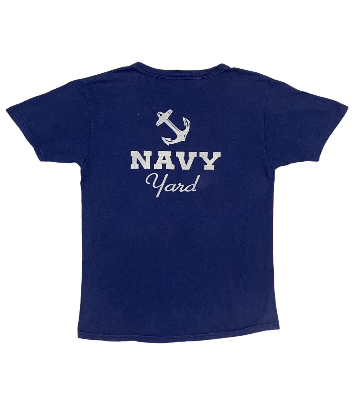 Buzz Rickson's Vtg🔥Buzz Rickson’s Navy Yard Printed Tee Indigo Blue Size US M / EU 48-50 / 2 - 2 Thumbnail