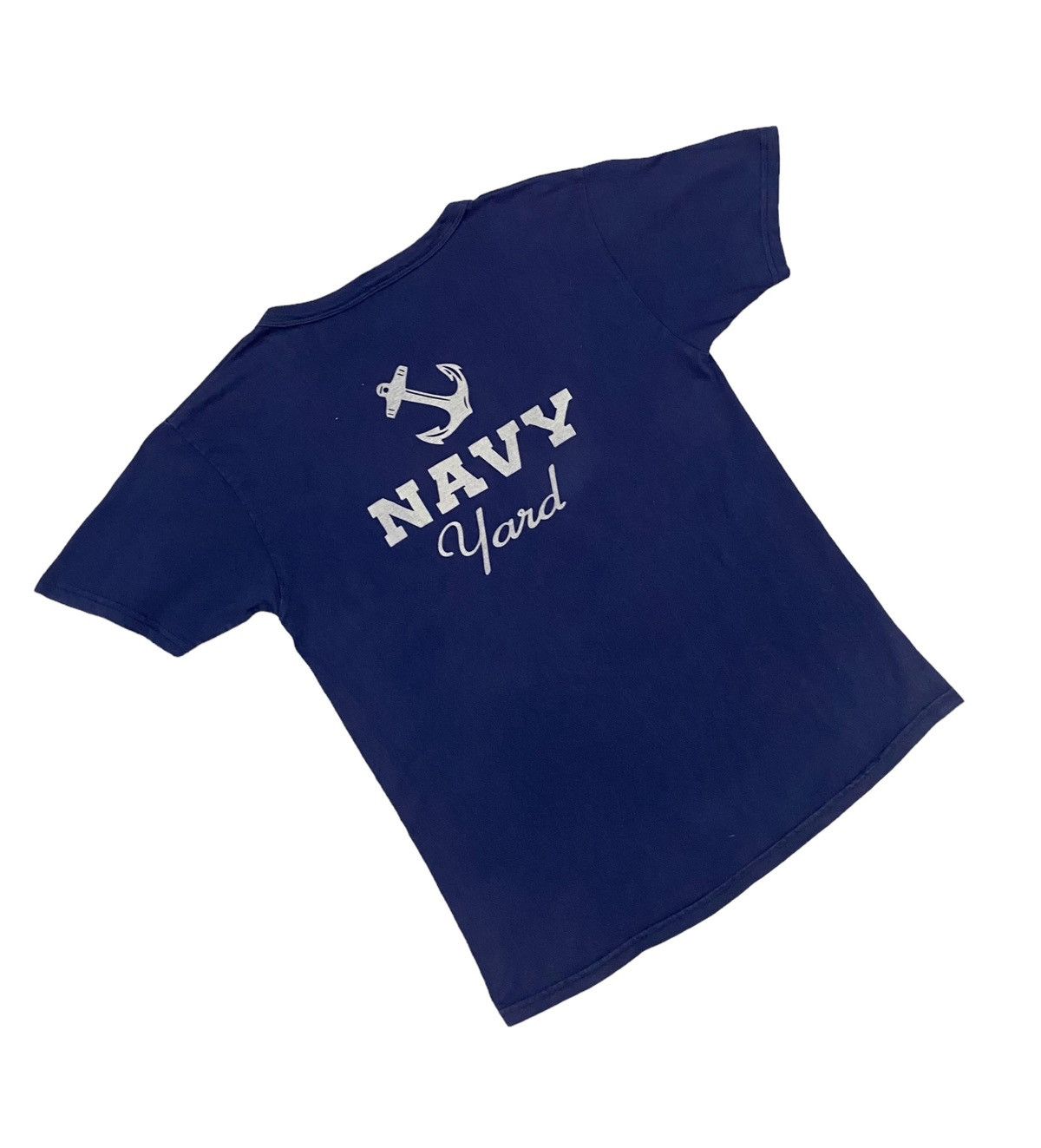 Buzz Rickson's Vtg🔥Buzz Rickson’s Navy Yard Printed Tee Indigo Blue Size US M / EU 48-50 / 2 - 12 Thumbnail