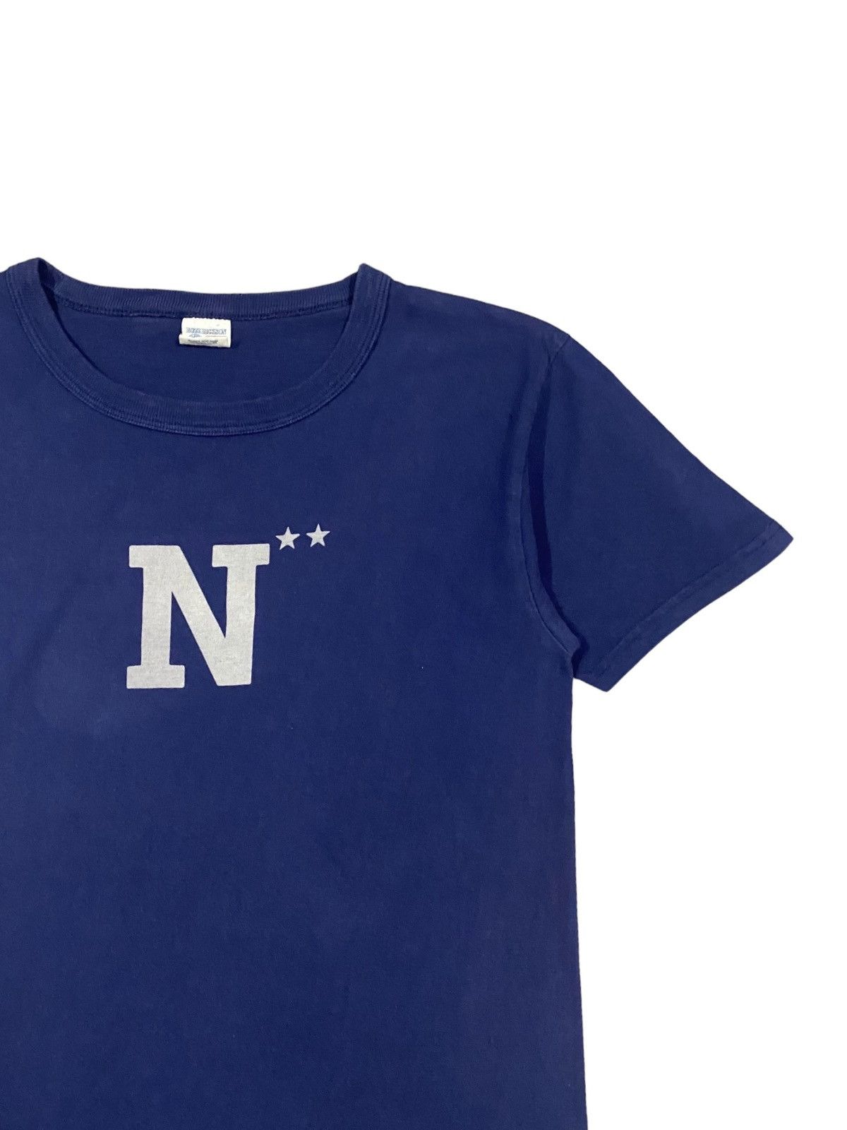 Buzz Rickson's Vtg🔥Buzz Rickson’s Navy Yard Printed Tee Indigo Blue Size US M / EU 48-50 / 2 - 5 Thumbnail