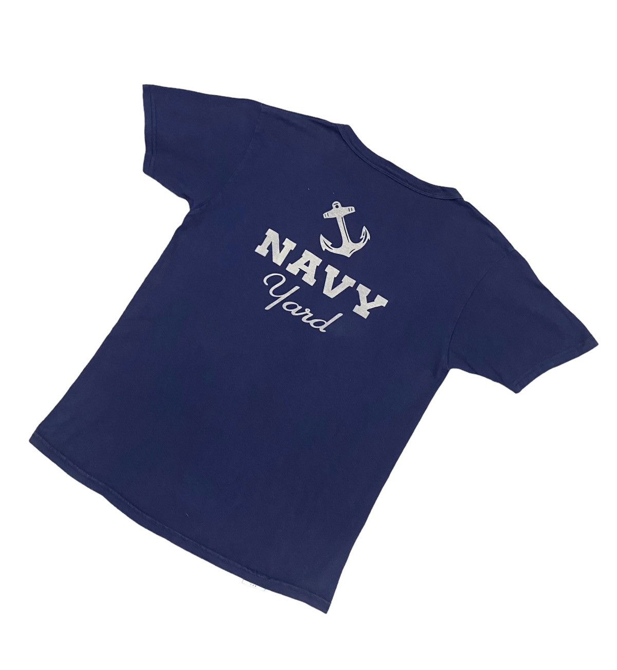 Buzz Rickson's Vtg🔥Buzz Rickson’s Navy Yard Printed Tee Indigo Blue Size US M / EU 48-50 / 2 - 13 Thumbnail