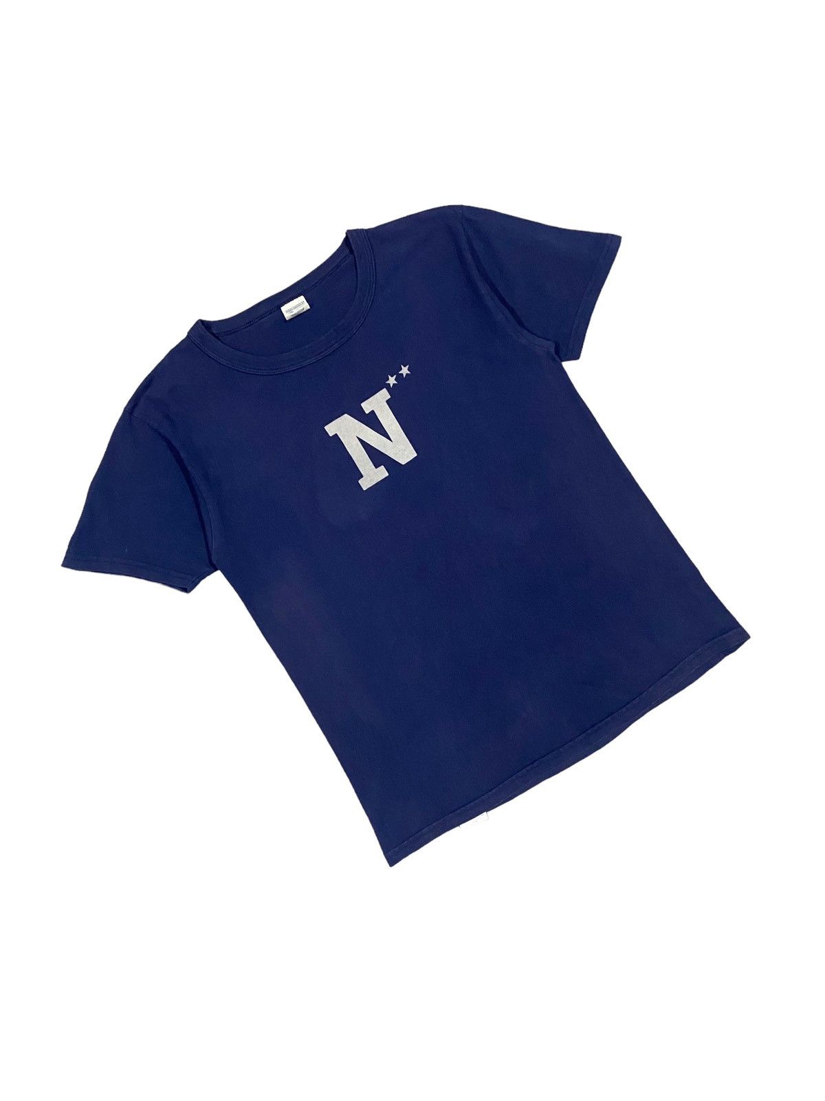 Buzz Rickson's Vtg🔥Buzz Rickson’s Navy Yard Printed Tee Indigo Blue Size US M / EU 48-50 / 2 - 6 Thumbnail