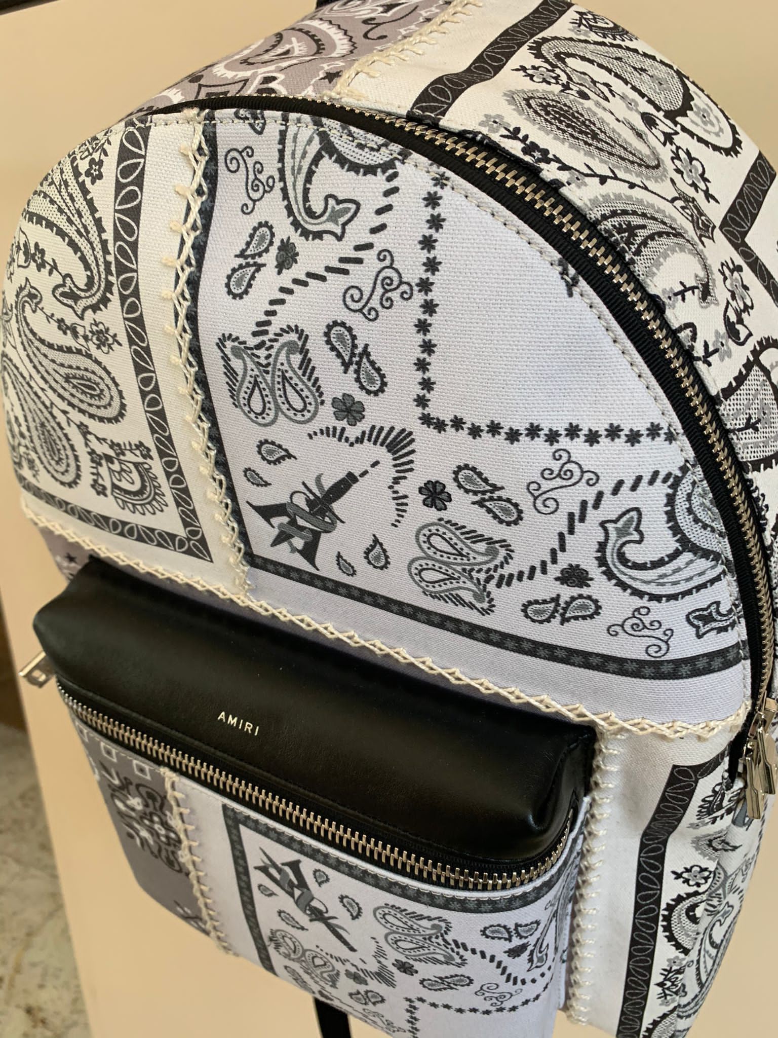 Amiri Bandana Reconstructed Back Pack Size ONE SIZE - 8 Thumbnail