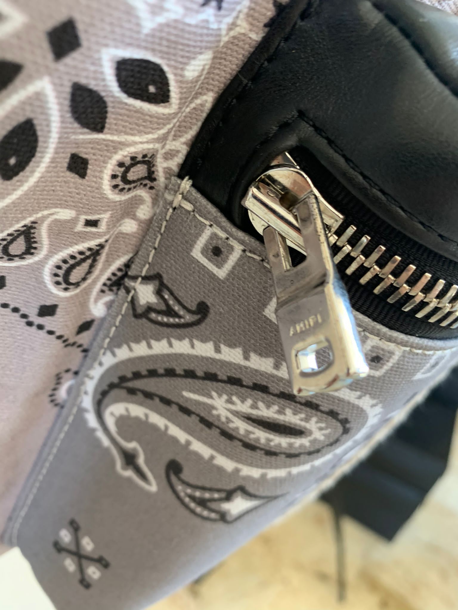 Amiri Bandana Reconstructed Back Pack Size ONE SIZE - 4 Thumbnail