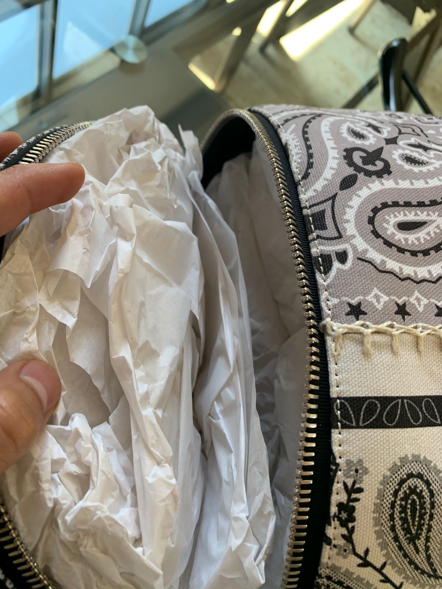 Amiri Bandana Reconstructed Back Pack Size ONE SIZE - 15 Thumbnail