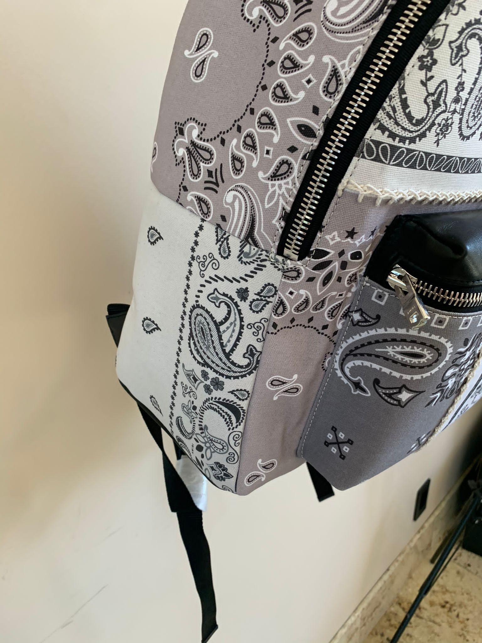 Amiri Bandana Reconstructed Back Pack Size ONE SIZE - 5 Thumbnail
