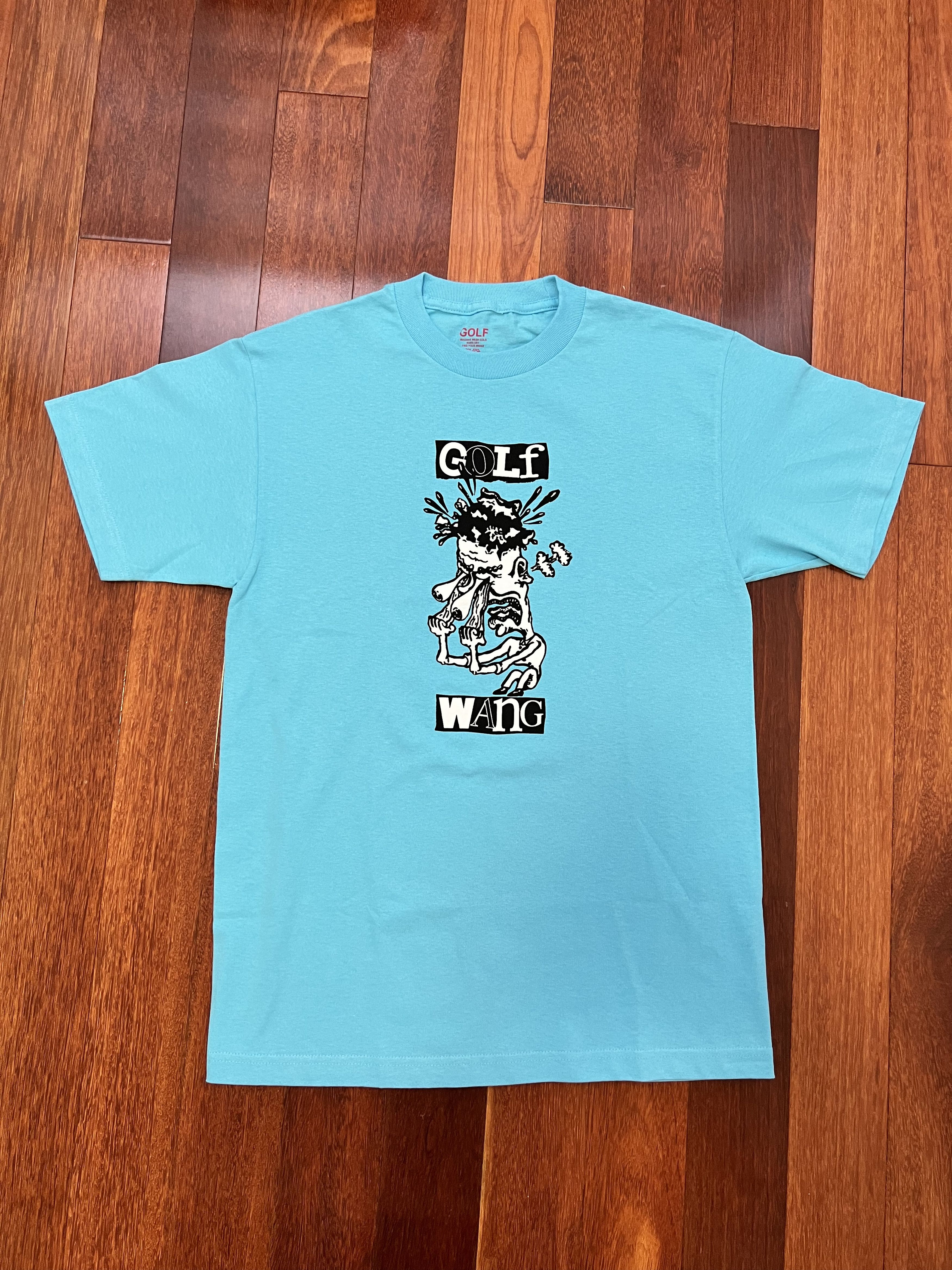 Golf Wang × Tyler The Creator 💚 Golf Wang Mind Blown Tee Blue Medium NEW Size US M / EU 48-50 / 2 - 1 Thumbnail