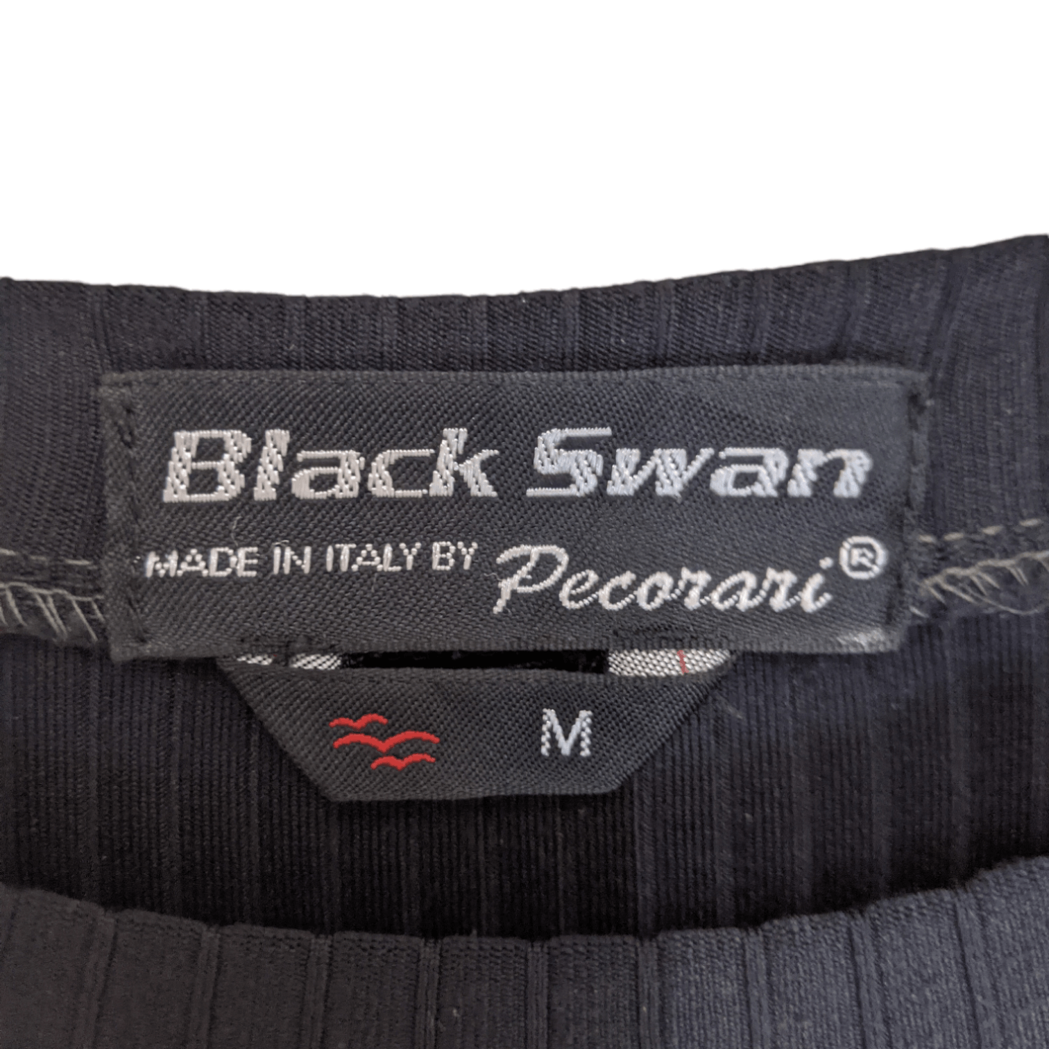Japanese Brand BLACK SWAN By Picorari Black Plain T-Shirt Size US M / EU 48-50 / 2 - 6 Thumbnail