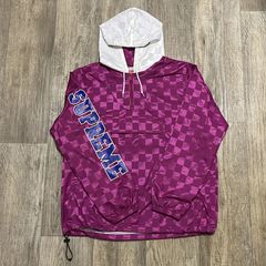 Supreme Checkered Nylon Pullover | Grailed