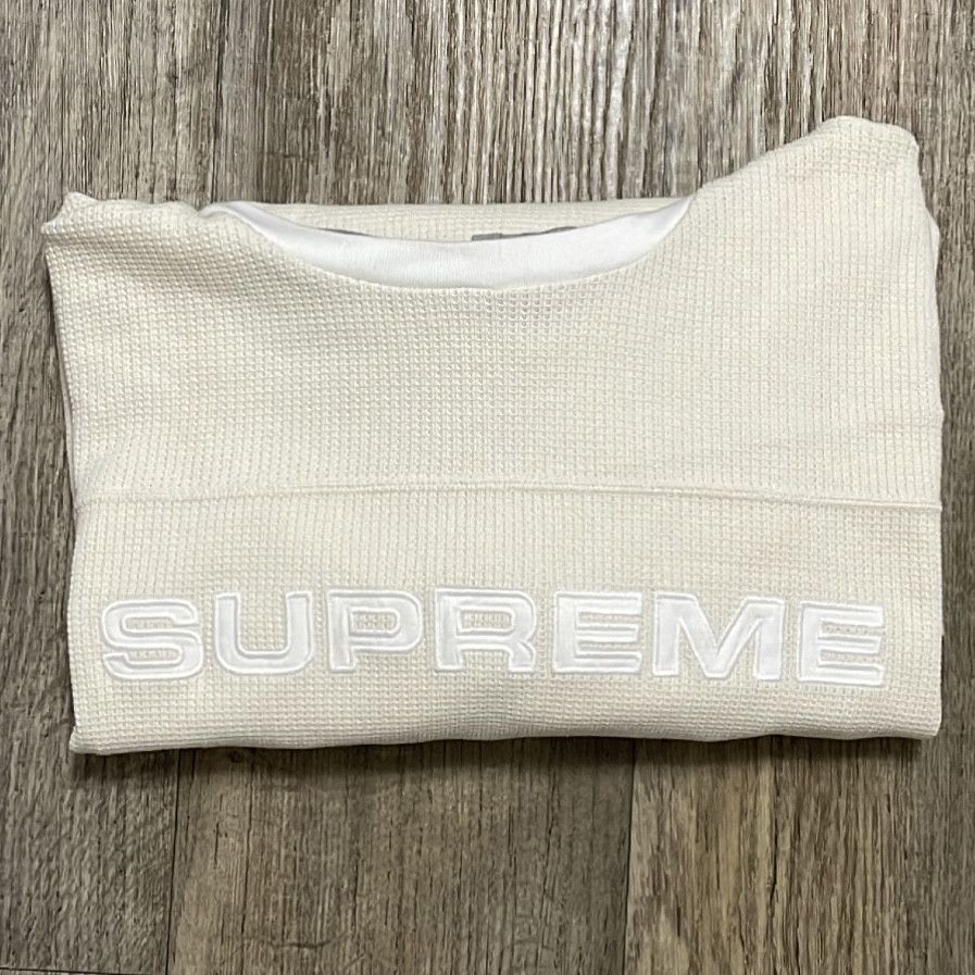 Supreme Supreme Hooded Waffle Ringer Size US L / EU 52-54 / 3 - 4 Thumbnail