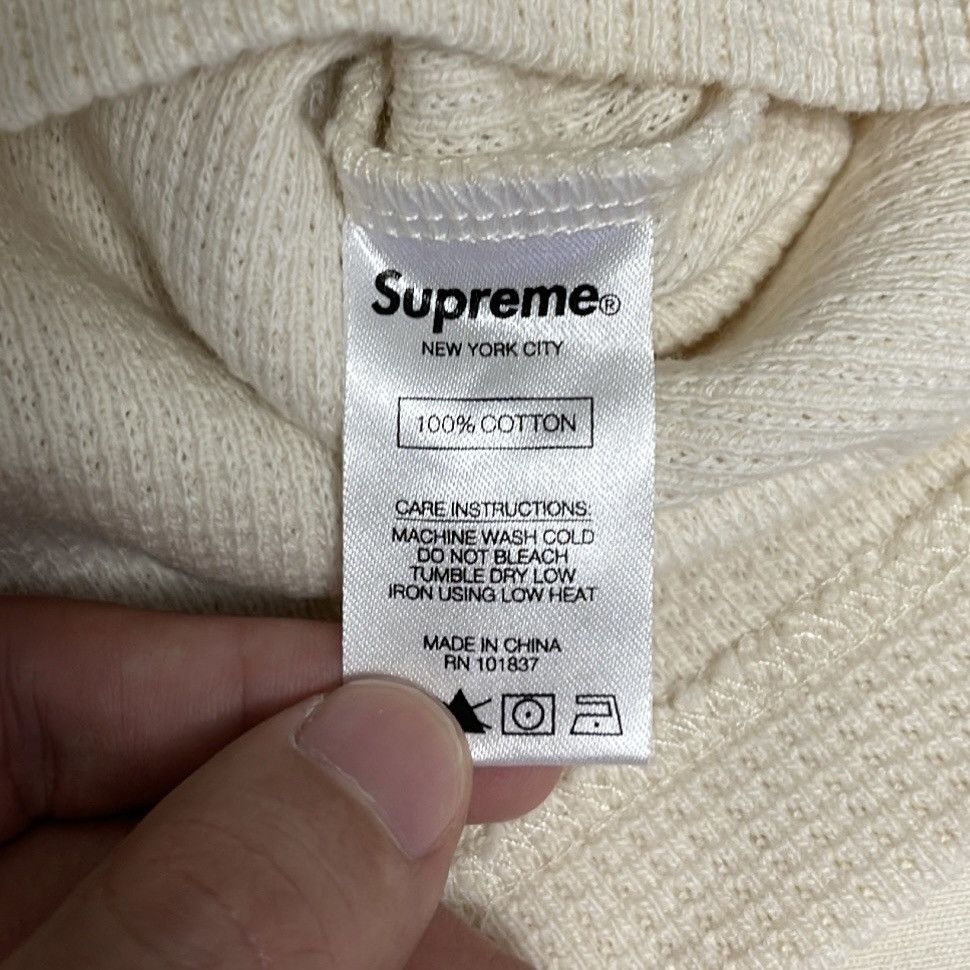 Supreme Supreme Hooded Waffle Ringer Size US L / EU 52-54 / 3 - 7 Thumbnail
