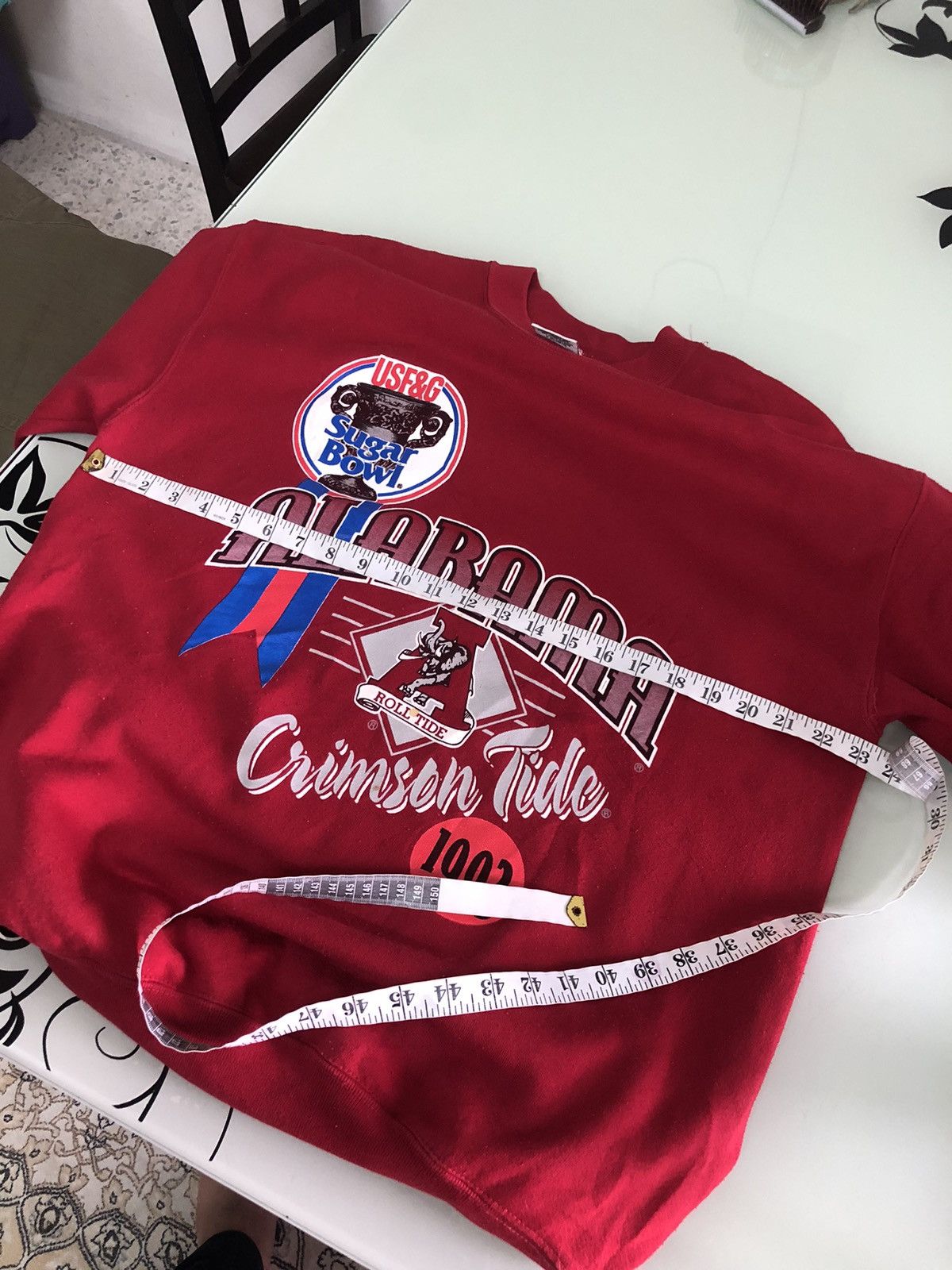 NFL Vintage 90s NFL Sugar Bowl Alabama Crimson Tide Sweatshirt Size US XL / EU 56 / 4 - 19 Thumbnail