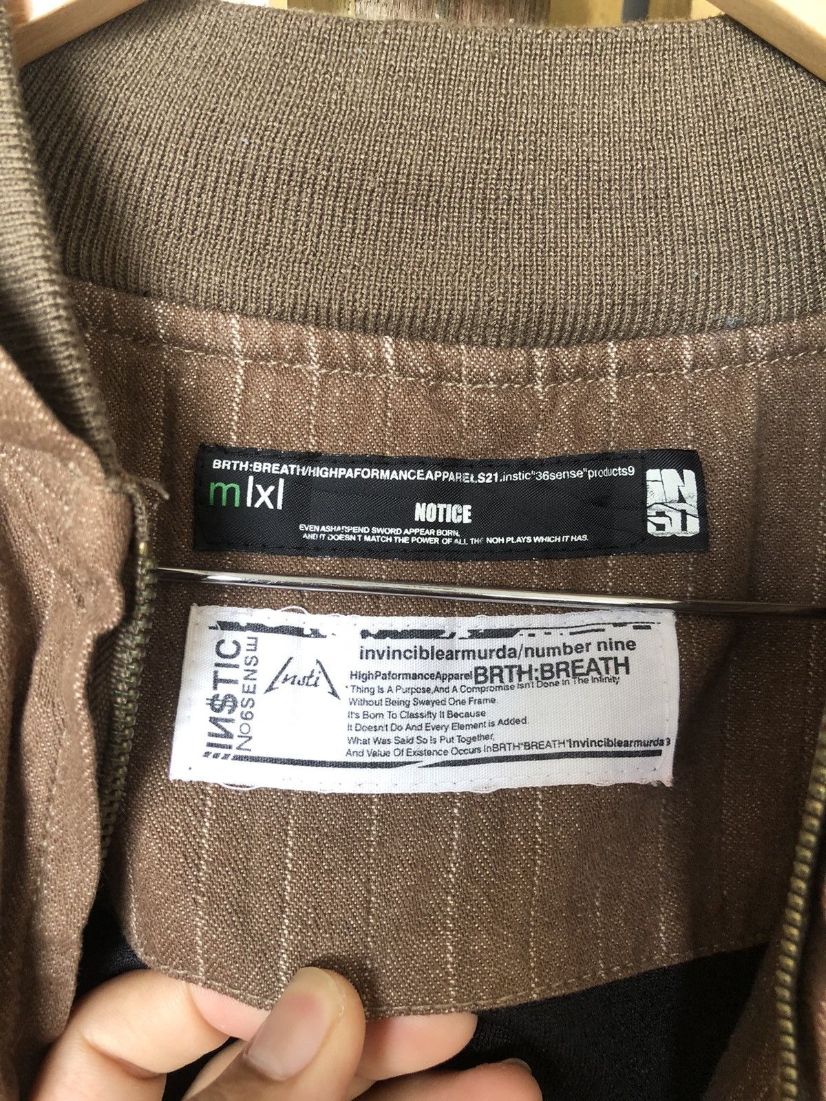 Japanese Brand Vintage BRTH:BREATH x Number Nine Jackets Hoodie Size US M / EU 48-50 / 2 - 3 Thumbnail