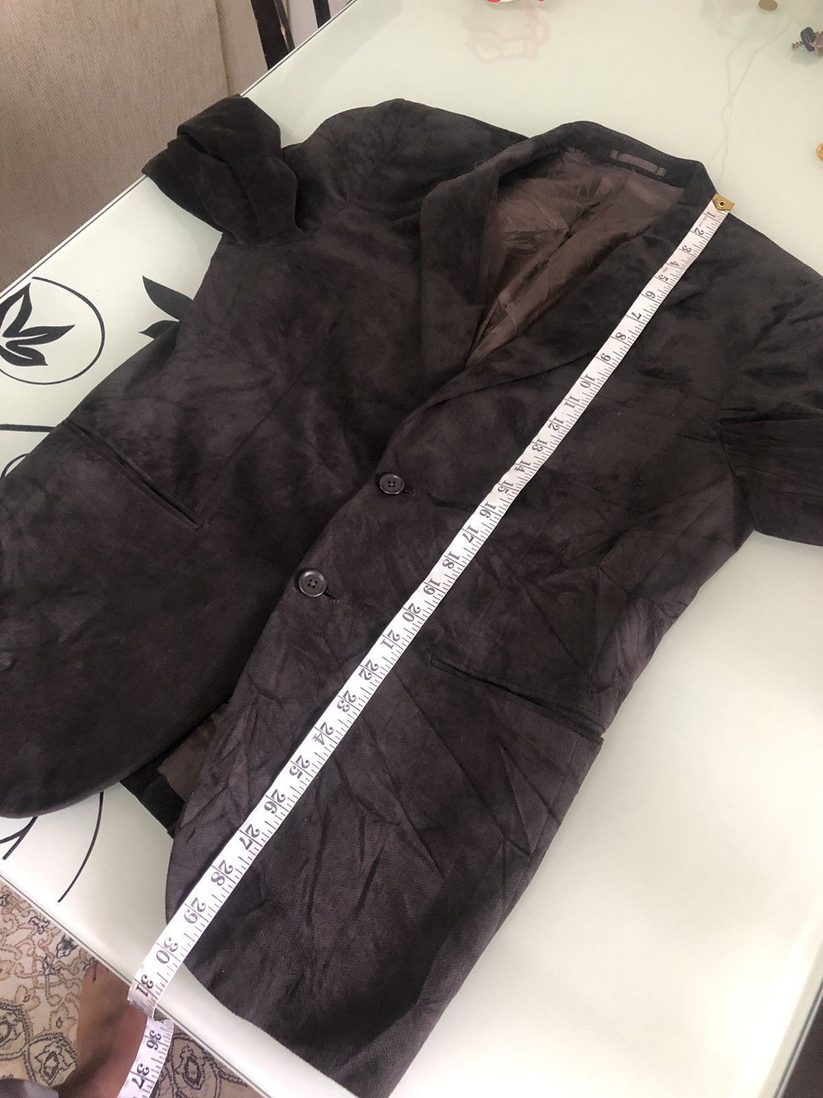 Kansai Yamamoto Vintage Kansai Yamamoto Velvet Single Breasted Blazer Jacket Size US M / EU 48-50 / 2 - 13 Thumbnail