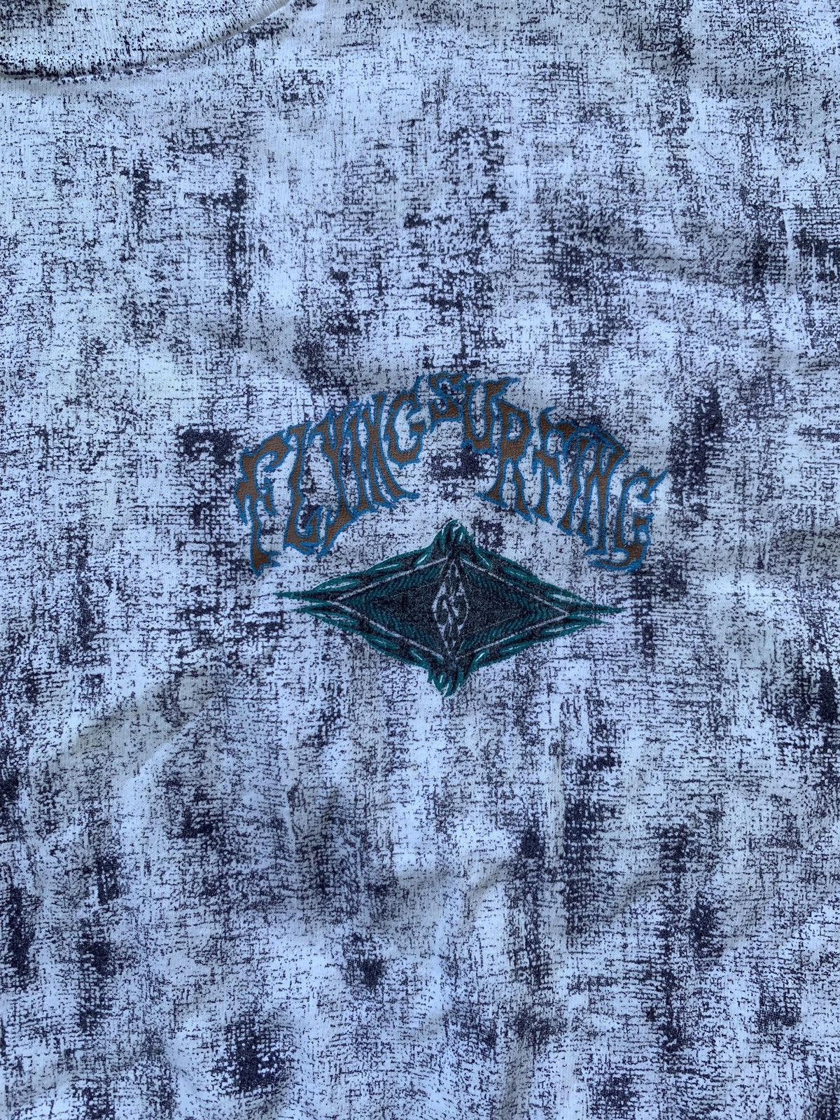 Vintage Vintage 90s Flying Surfing Ful Print T Shirt Size US XS / EU 42 / 0 - 2 Thumbnail